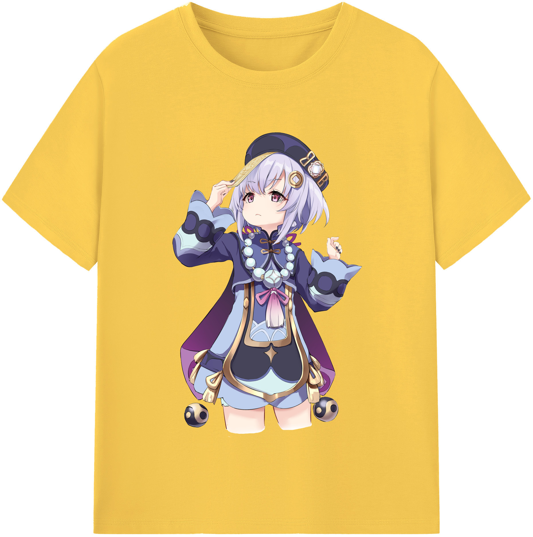 げんし神 七七 なな  genshin Nana 綿100％半袖Tシャツ（フロントプリント）