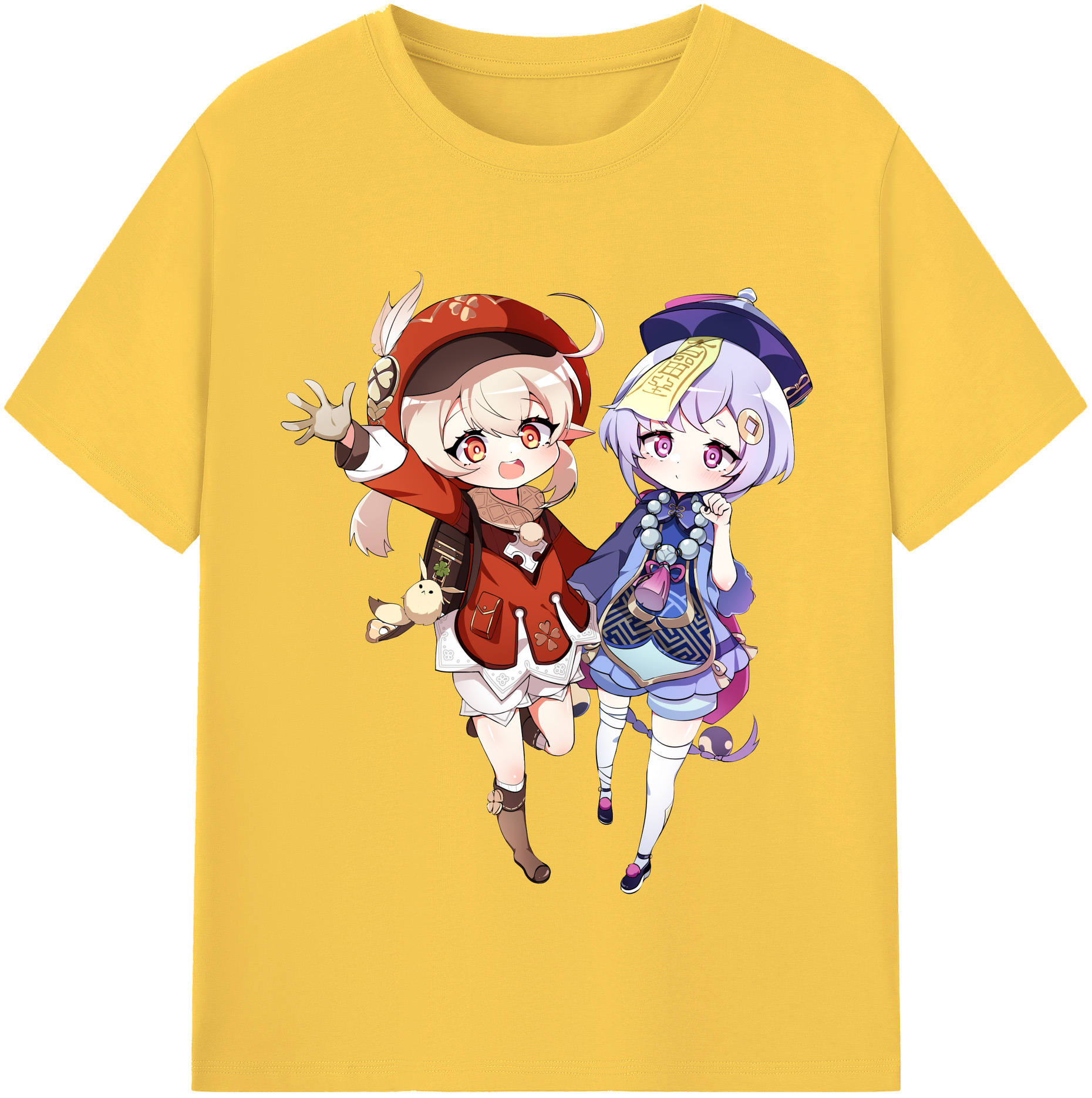 げんし神 七七 なな  genshin Nana 綿100％半袖Tシャツ（フロントプリント）