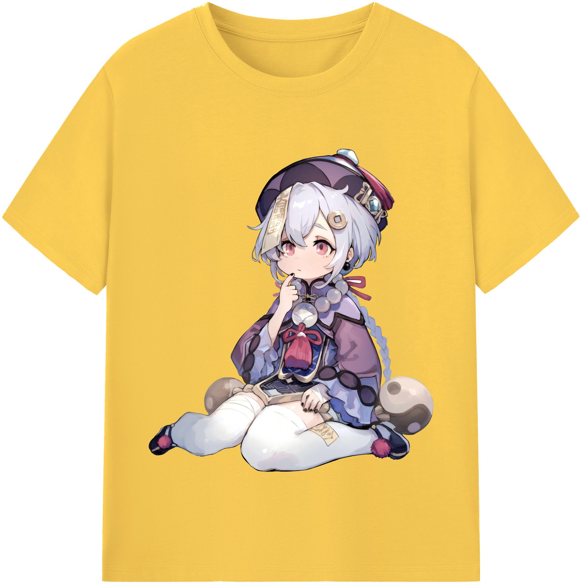 げんし神 七七 なな  genshin Nana 綿100％半袖Tシャツ（フロントプリント）