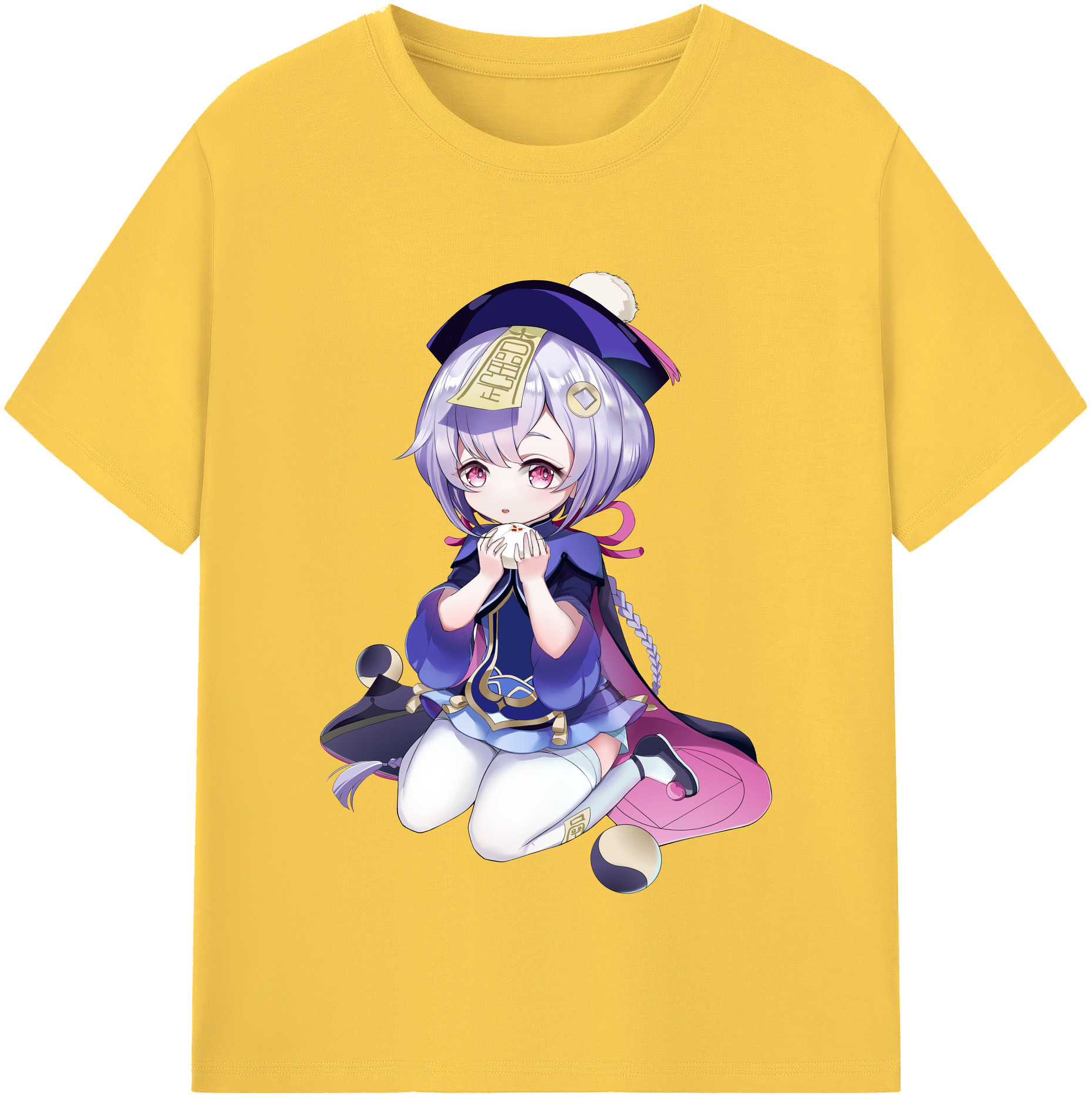 げんし神 七七 なな  genshin Nana 綿100％半袖Tシャツ（フロントプリント）