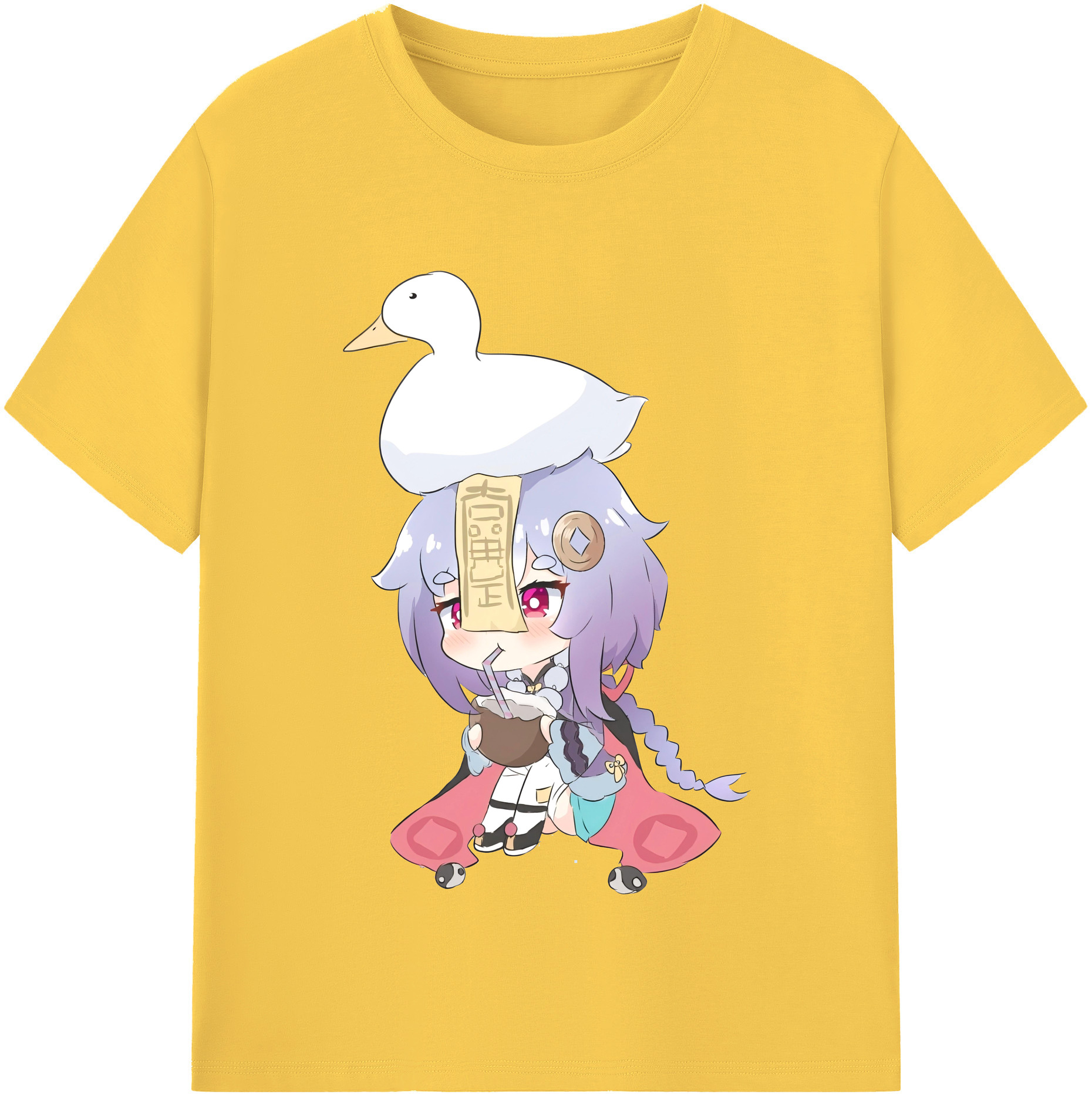 げんし神 七七 なな  genshin Nana 綿100％半袖Tシャツ（フロントプリント）