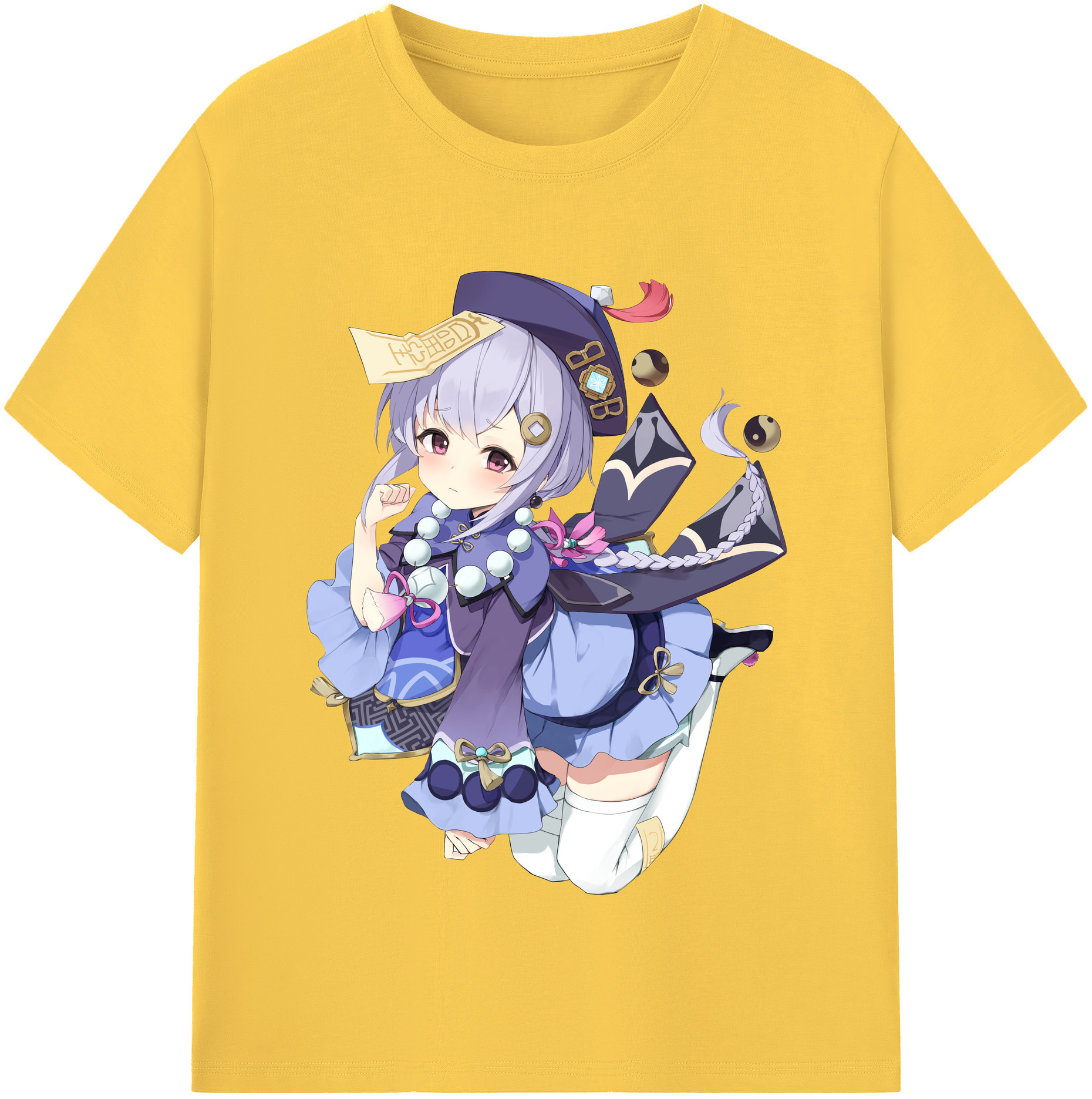 げんし神 七七 なな  genshin Nana 綿100％半袖Tシャツ（フロントプリント）