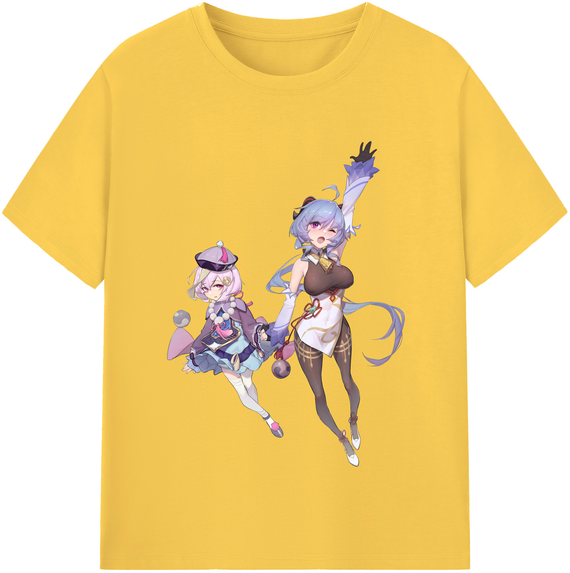 げんし神 七七 なな  genshin Nana 綿100％半袖Tシャツ（フロントプリント）