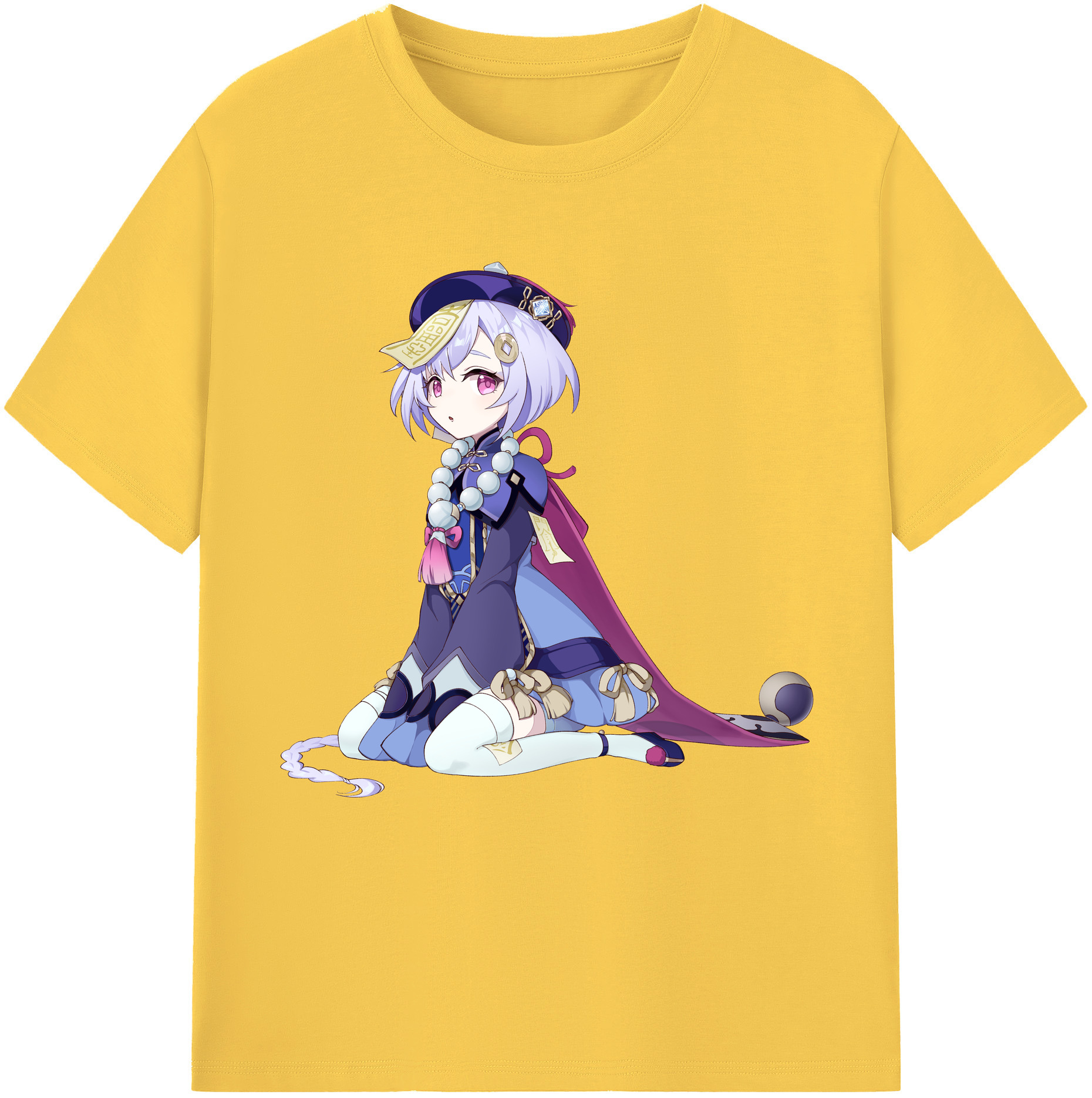 げんし神 七七 なな  genshin Nana 綿100％半袖Tシャツ（フロントプリント）