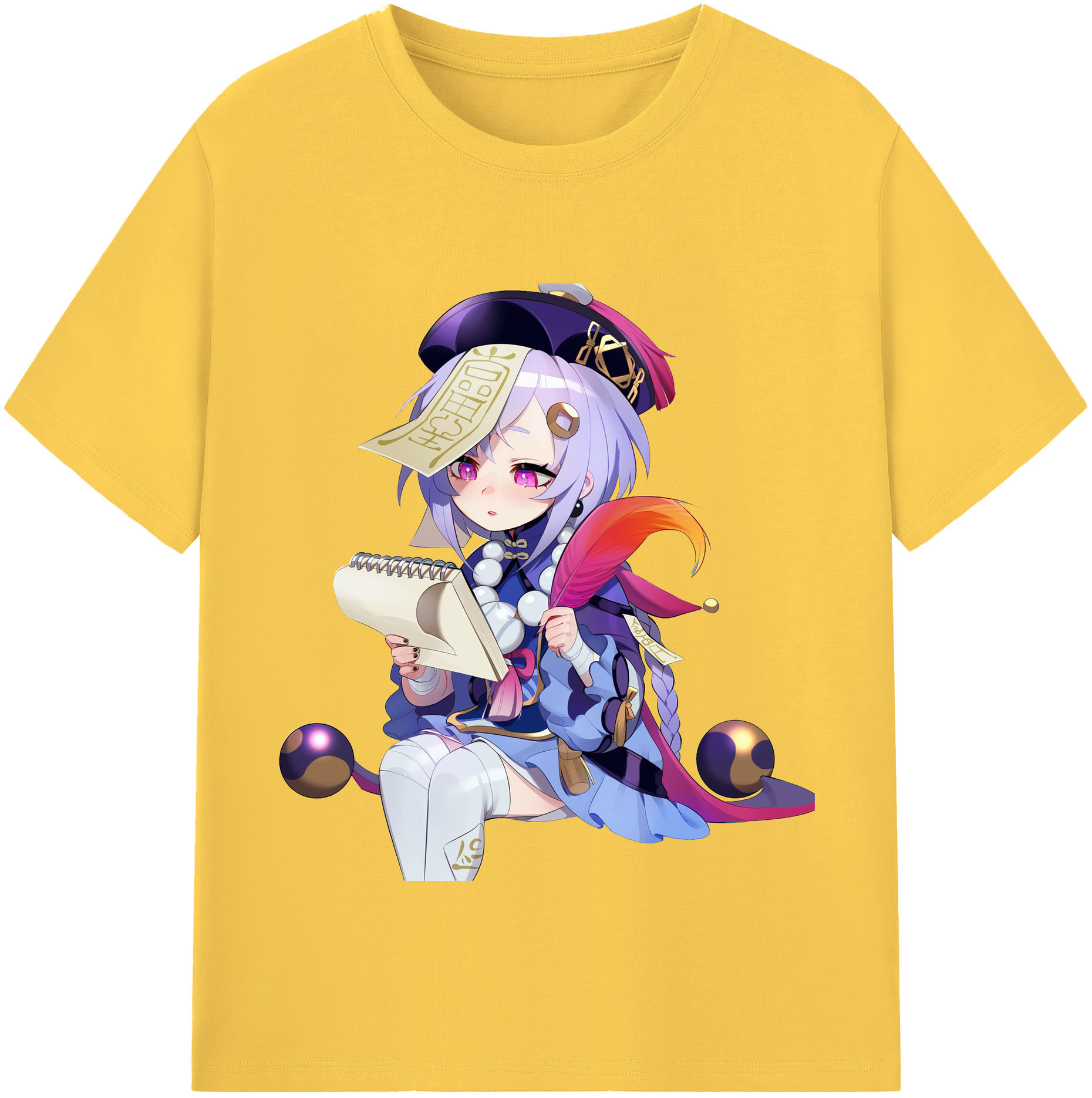 げんし神 七七 なな  genshin Nana 綿100％半袖Tシャツ（フロントプリント）