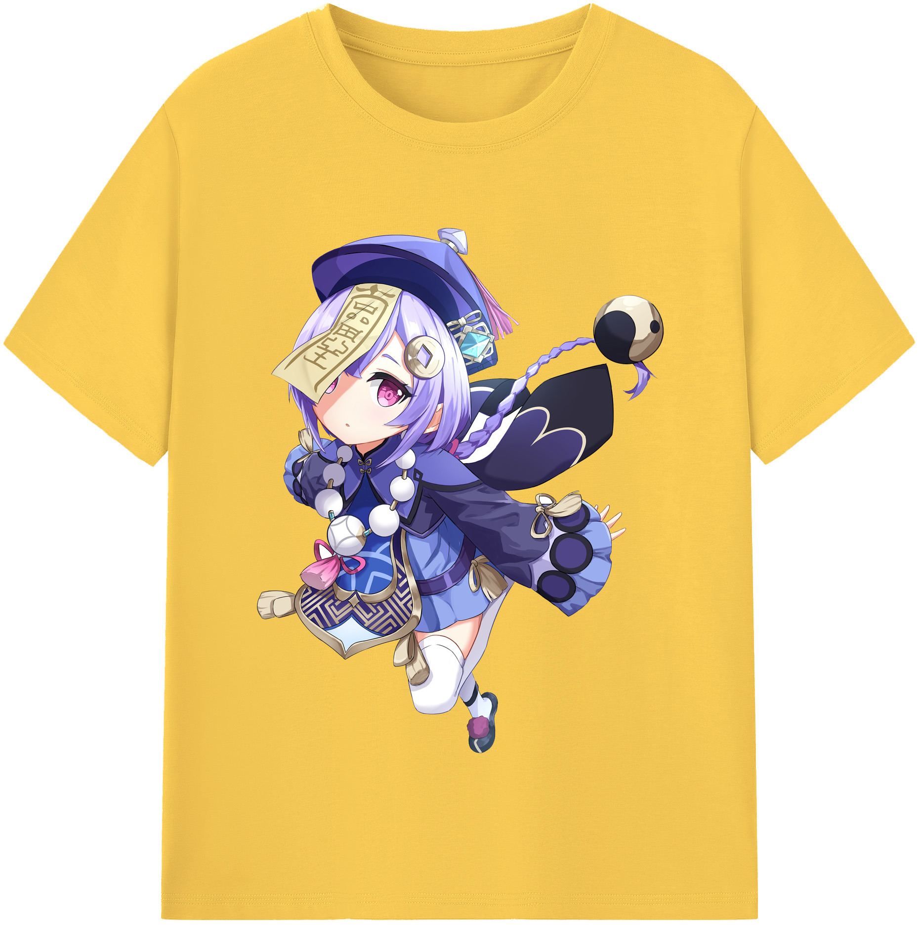 げんし神 七七 なな  genshin Nana 綿100％半袖Tシャツ（フロントプリント）