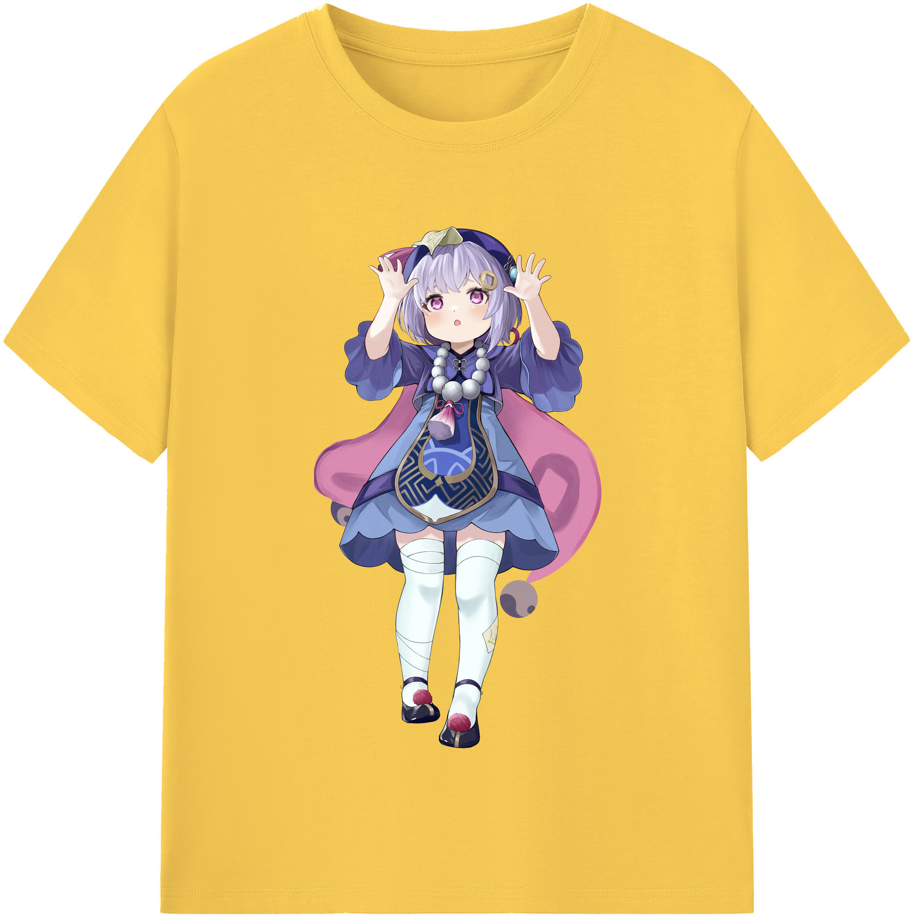げんし神 七七 なな  genshin Nana 綿100％半袖Tシャツ（フロントプリント）