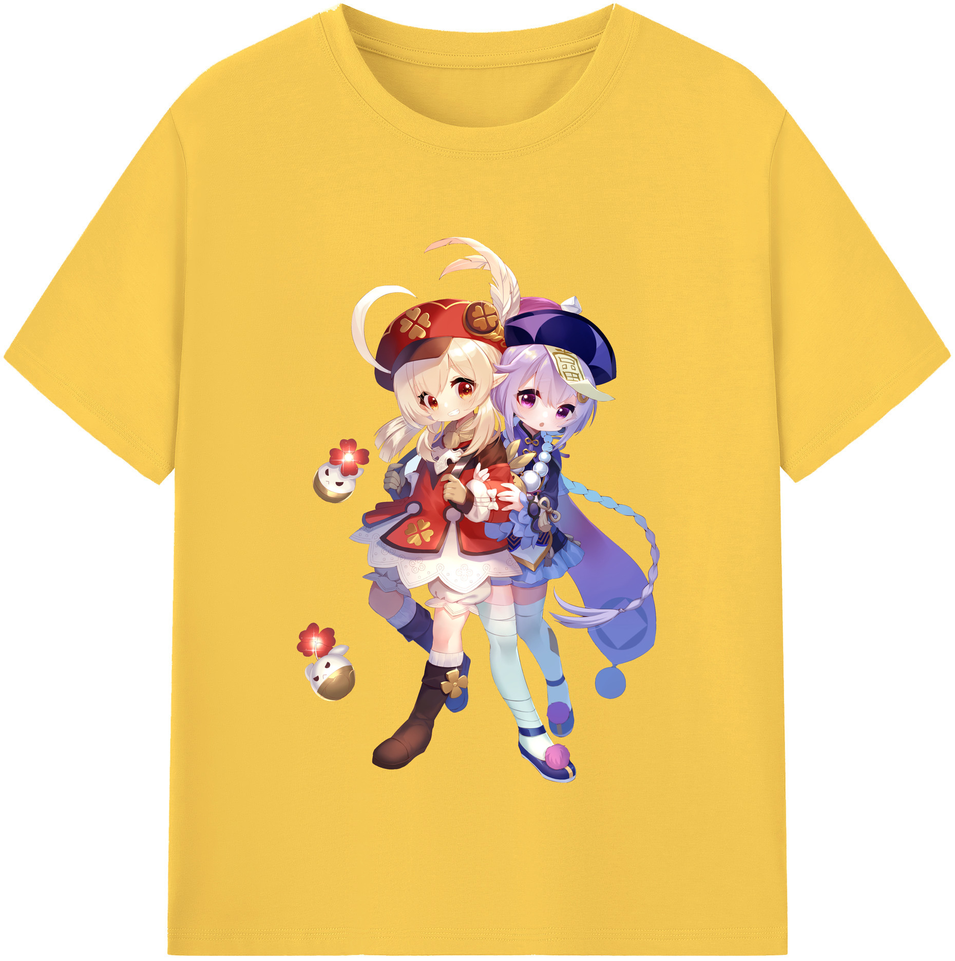 げんし神 七七 なな  genshin Nana 綿100％半袖Tシャツ（フロントプリント）
