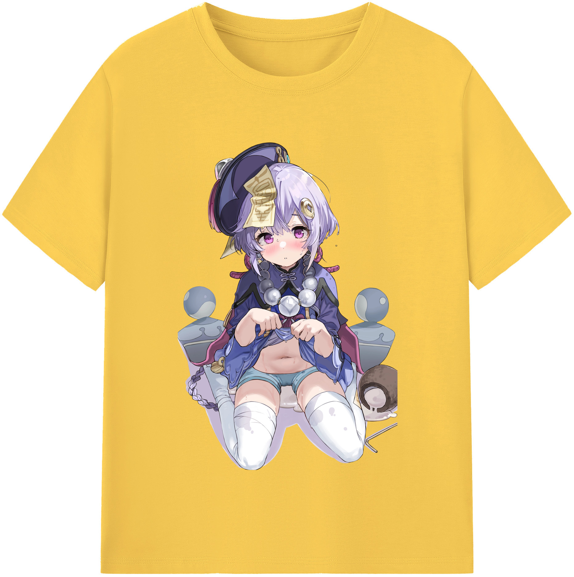 げんし神 七七 なな  genshin Nana 綿100％半袖Tシャツ（フロントプリント）