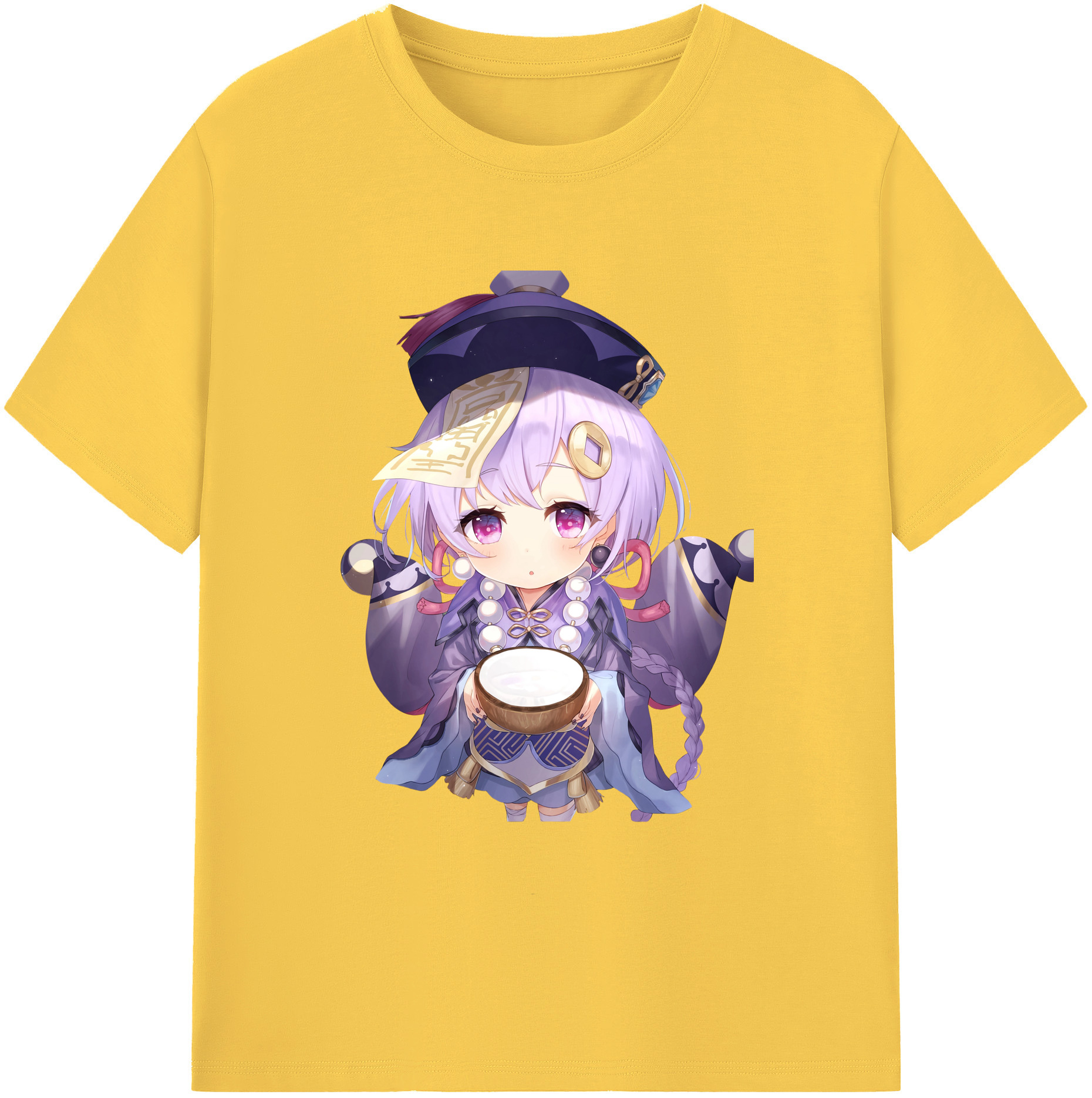 げんし神 七七 なな  genshin Nana 綿100％半袖Tシャツ（フロントプリント）
