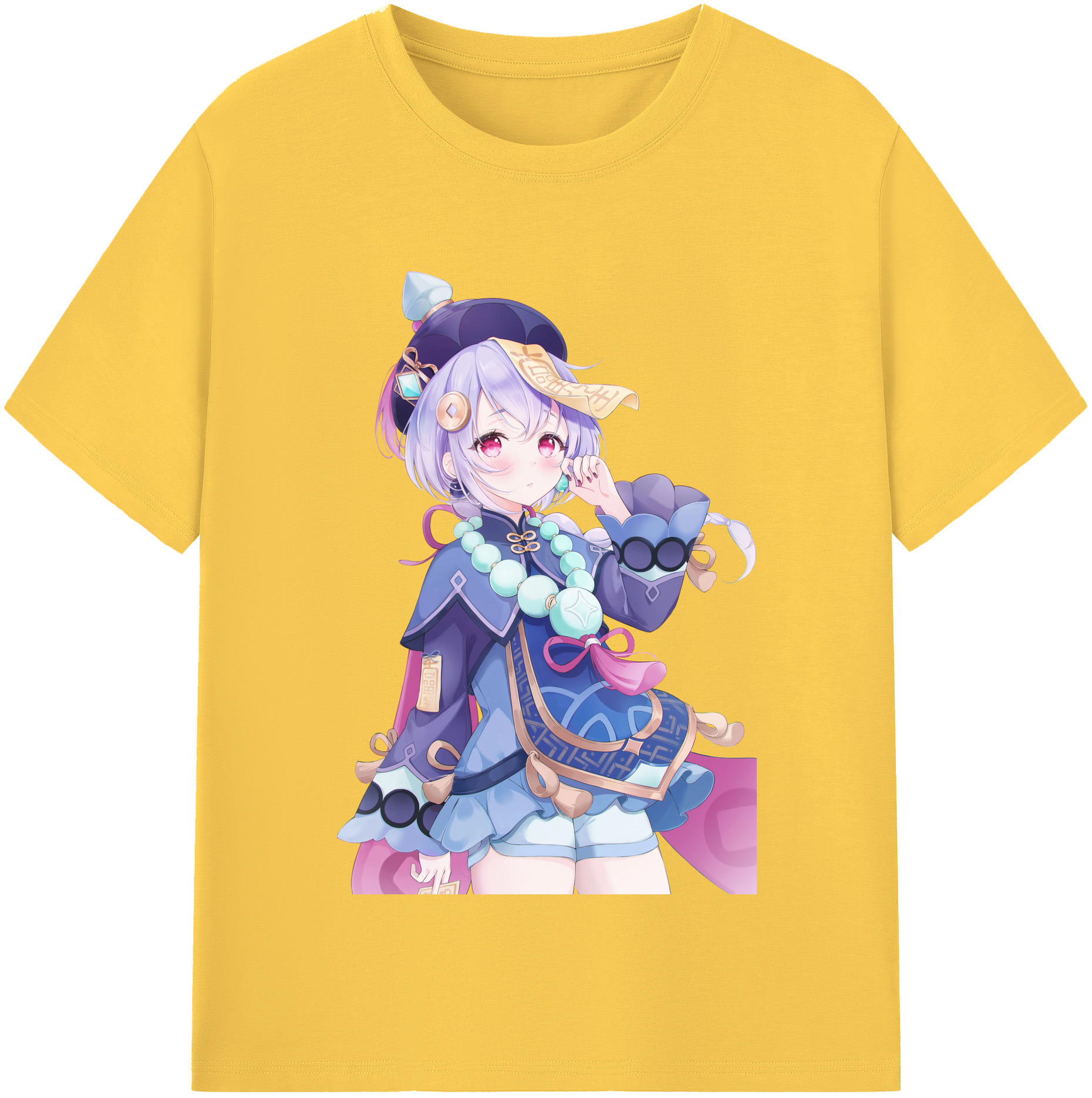 げんし神 七七 なな  genshin Nana 綿100％半袖Tシャツ（フロントプリント）
