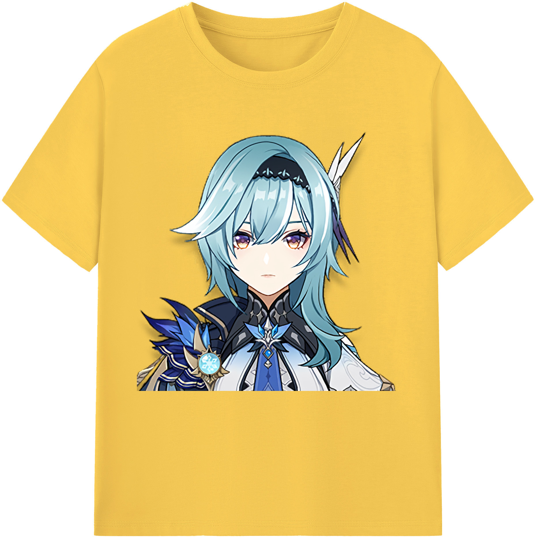 げんし神 优菈 ゆうら genshin Yūra 綿100％半袖Tシャツ（フロントプリント）