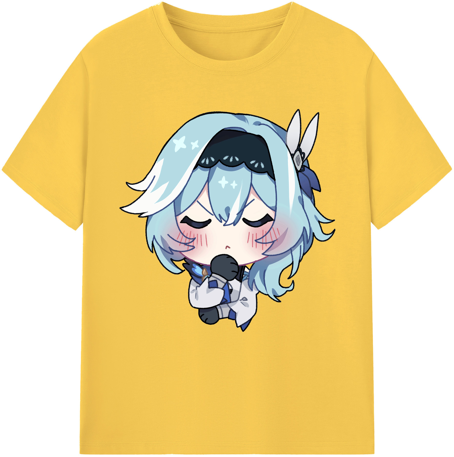 げんし神 优菈 ゆうら genshin Yūra 綿100％半袖Tシャツ（フロントプリント）