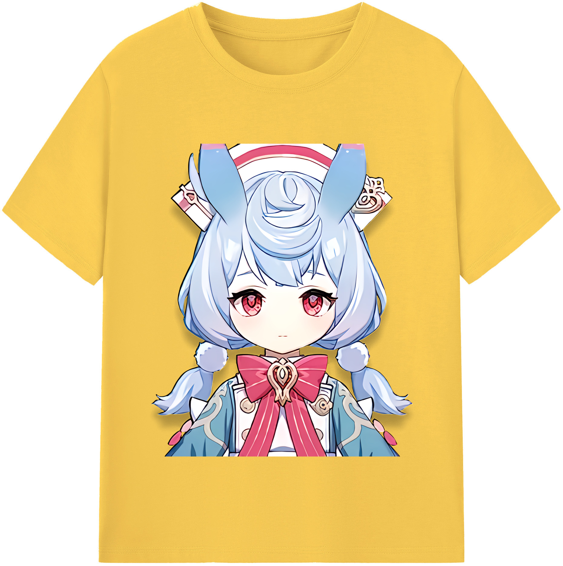 げんし神 シゲウィン genshin Shigewin 綿100％半袖Tシャツ（フロントプリント）