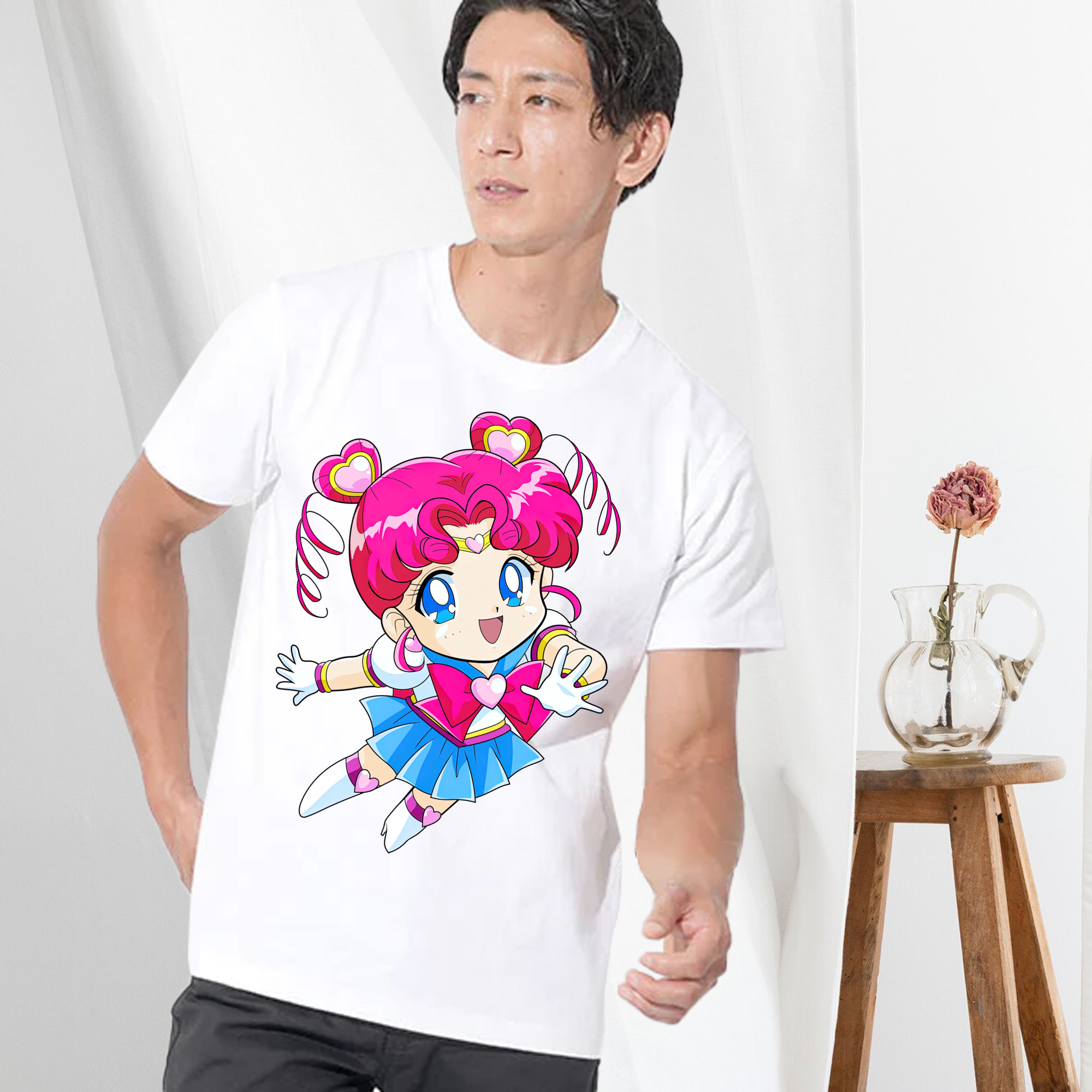 げんし神 刻晴 こくせい genshin Kokusei 綿100％半袖Tシャツ（フロントプリント）