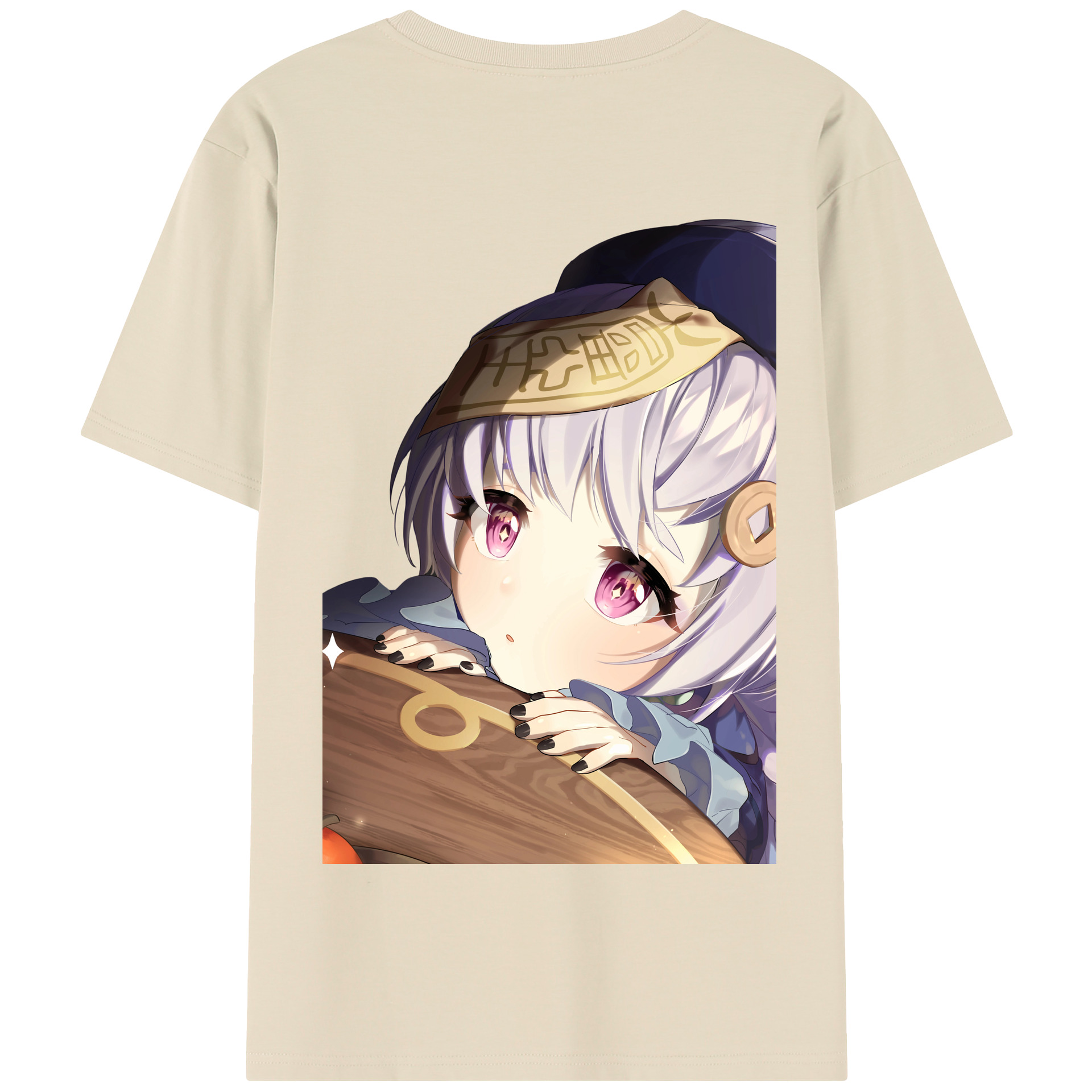 げんし神 七七 なな  genshin Nana 綿100％半袖Tシャツ（背面プリント）