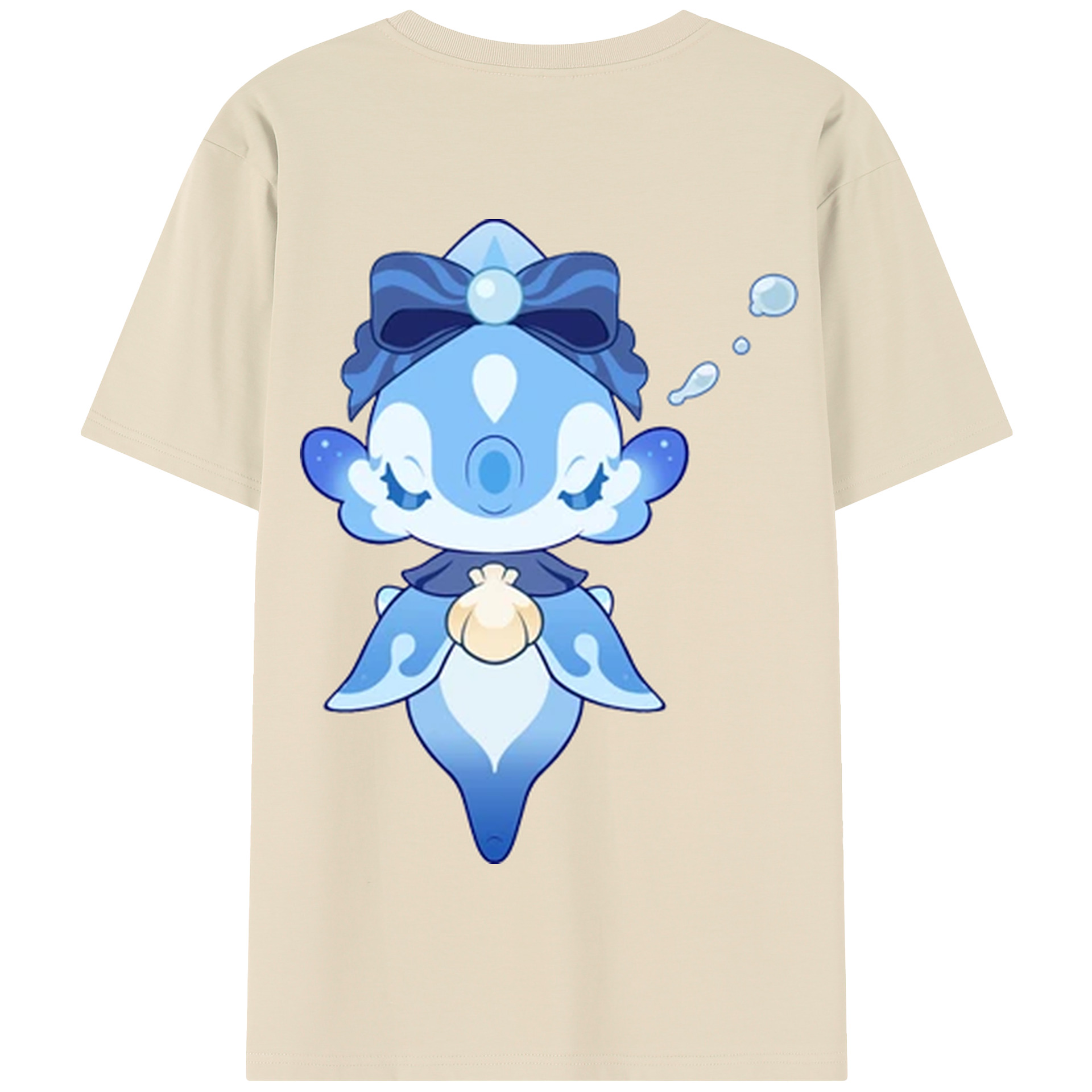げんし神 フリーナ genshin Furina 綿100％半袖Tシャツ（背面プリント）