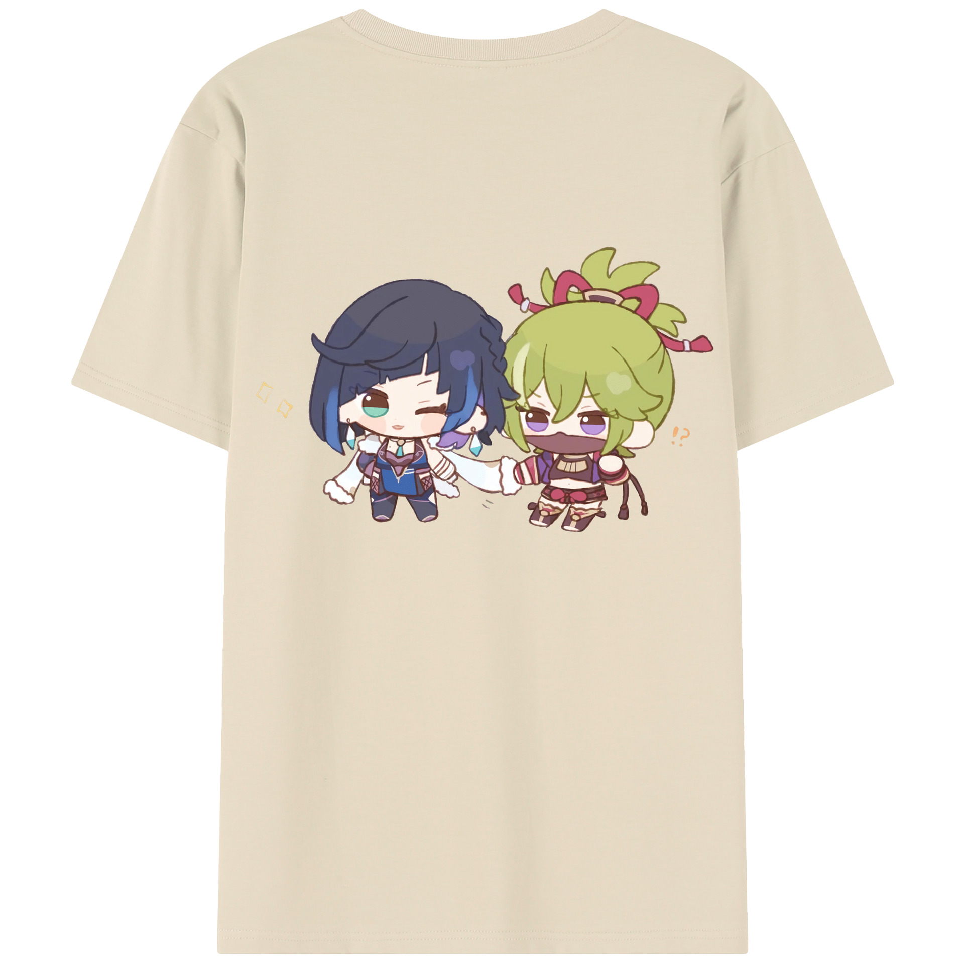 げんし神  久岐忍 くき しのぶ genshin Kuki Shinobu 綿100％半袖Tシャツ（背面プリント）