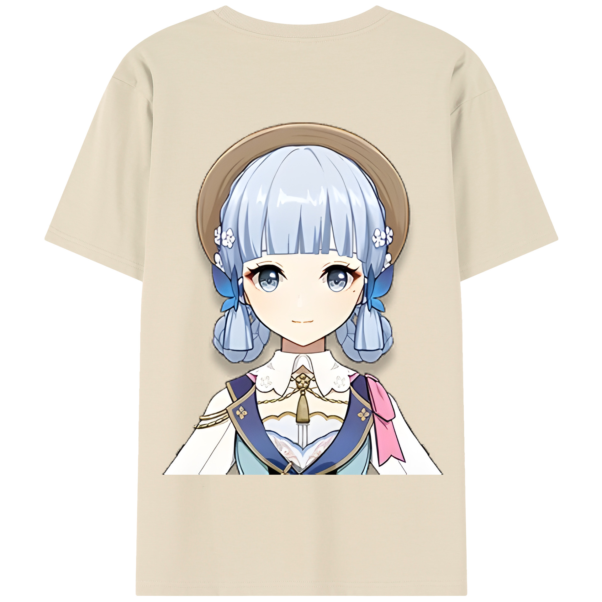 げんし神 神里綾華 神宮寺レン genshin Kamimiya Ren 綿100％半袖Tシャツ（背面プリント）