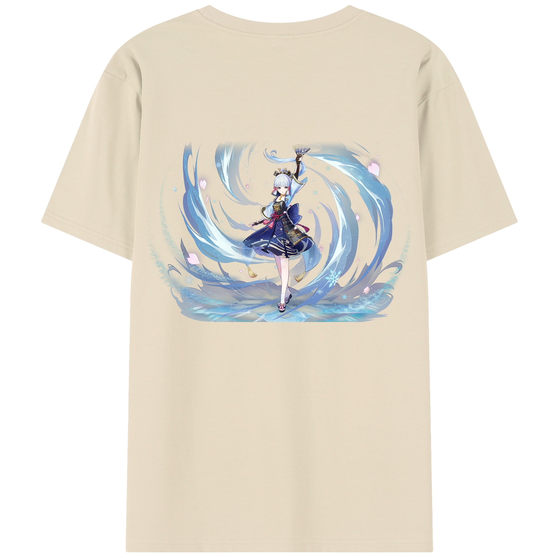 げんし神 神里綾華 神宮寺レン genshin Kamimiya Ren 綿100％半袖Tシャツ（背面プリント）