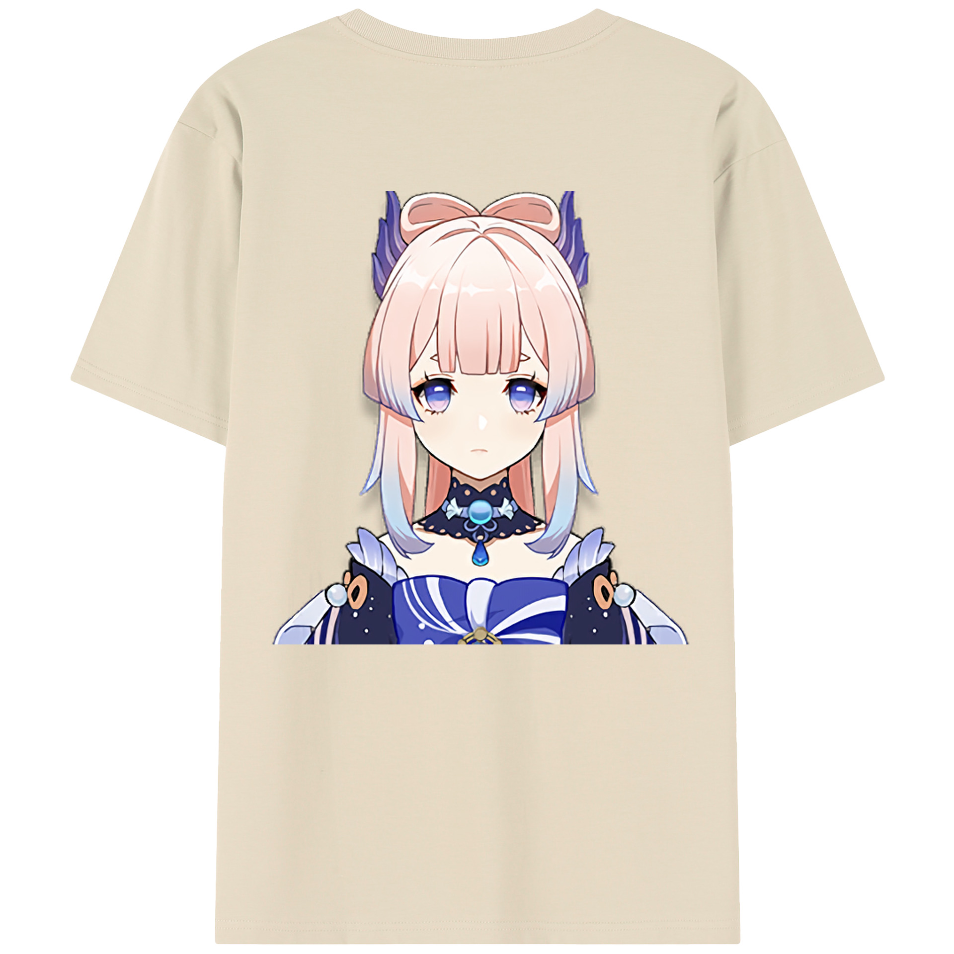 げんし神 珊瑚宮心海 サンゴノミヤ・ココミ genshin Sangonomiya Kokomi 綿100％半袖Tシャツ（背面プリント）