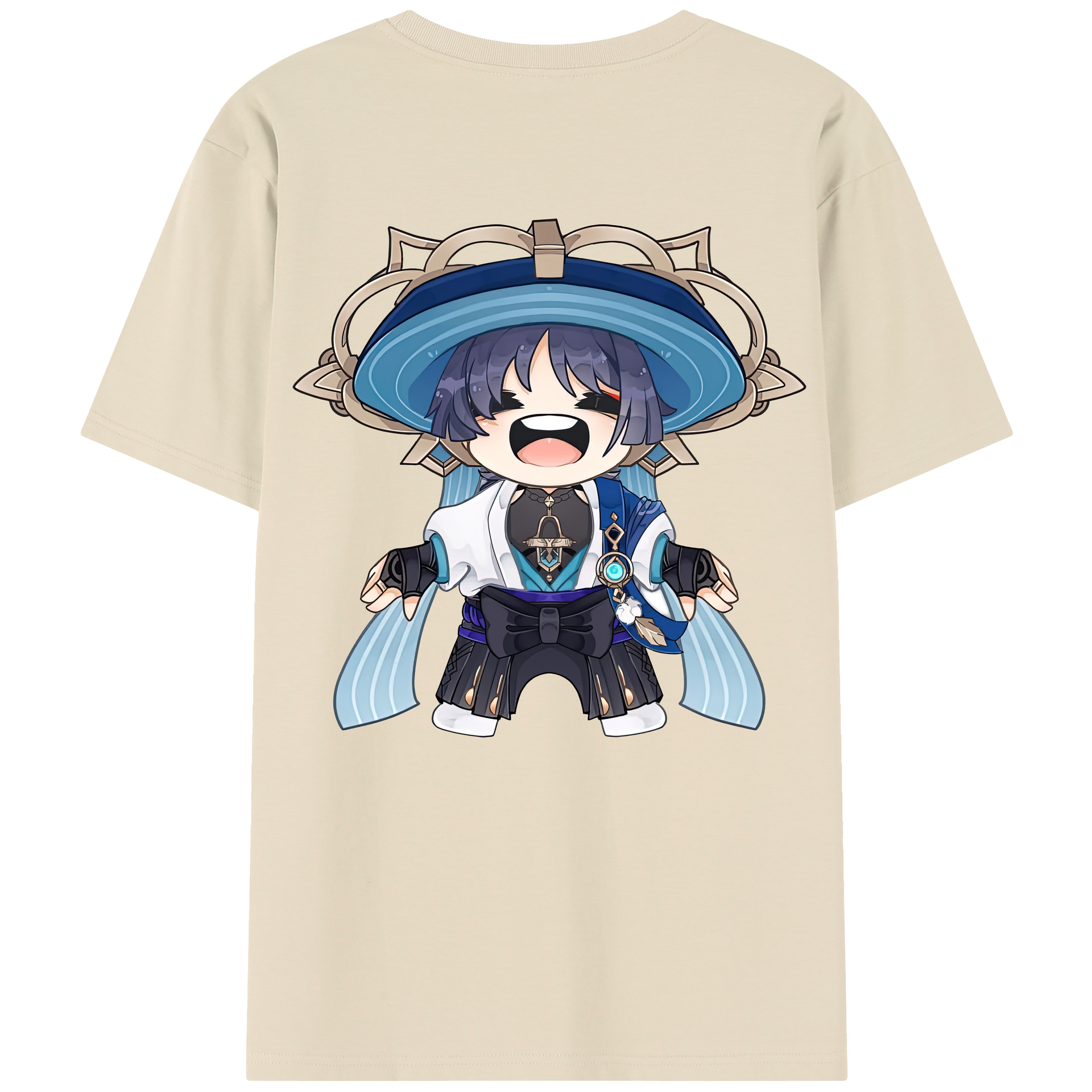 げんし神 さんペい genshin Sanpei 綿100％半袖Tシャツ（背面プリント）