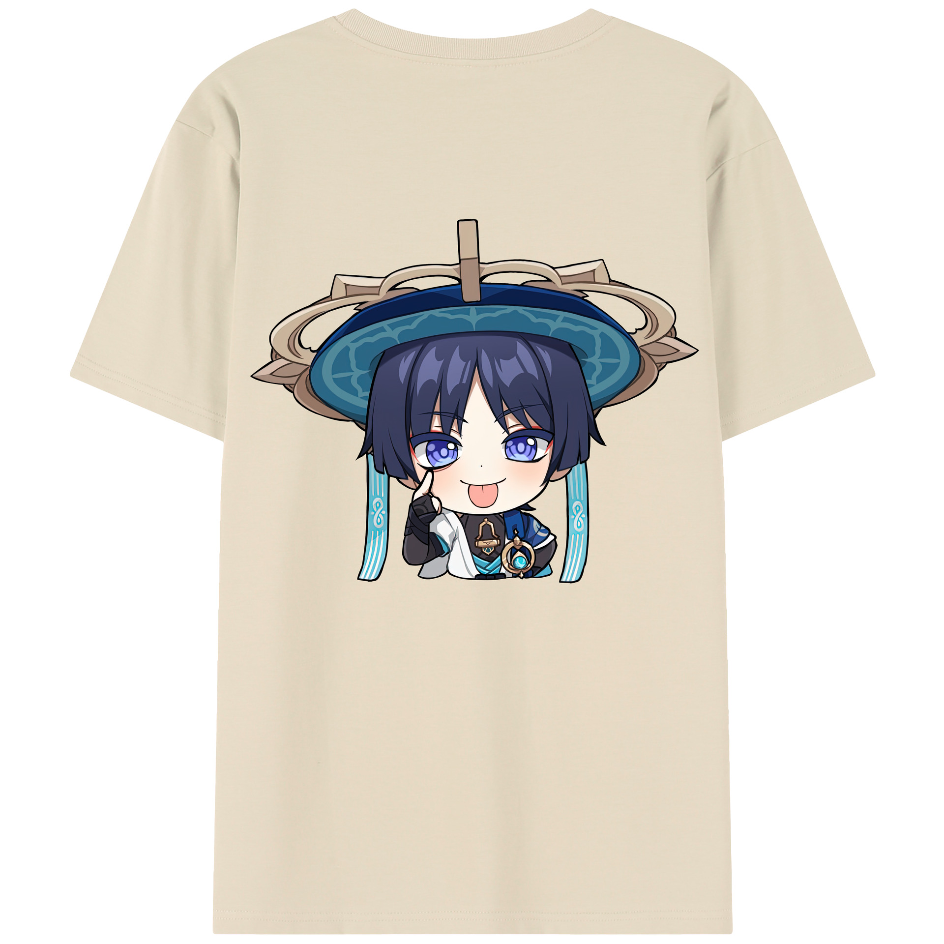 げんし神 さんペい genshin Sanpei 綿100％半袖Tシャツ（背面プリント）
