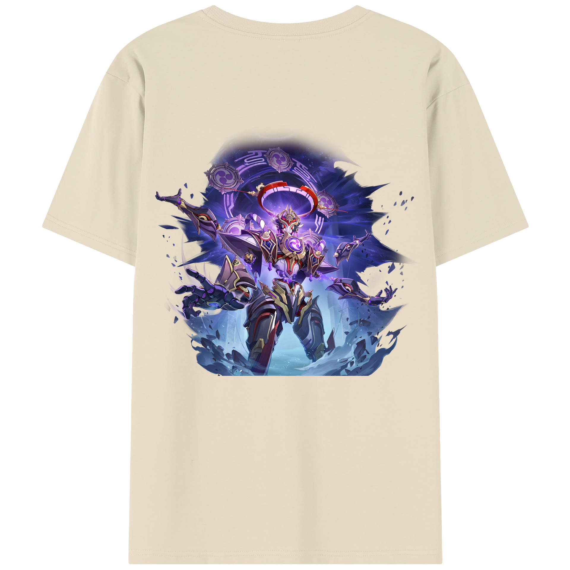 げんし神 さんペい genshin Sanpei 綿100％半袖Tシャツ（背面プリント）