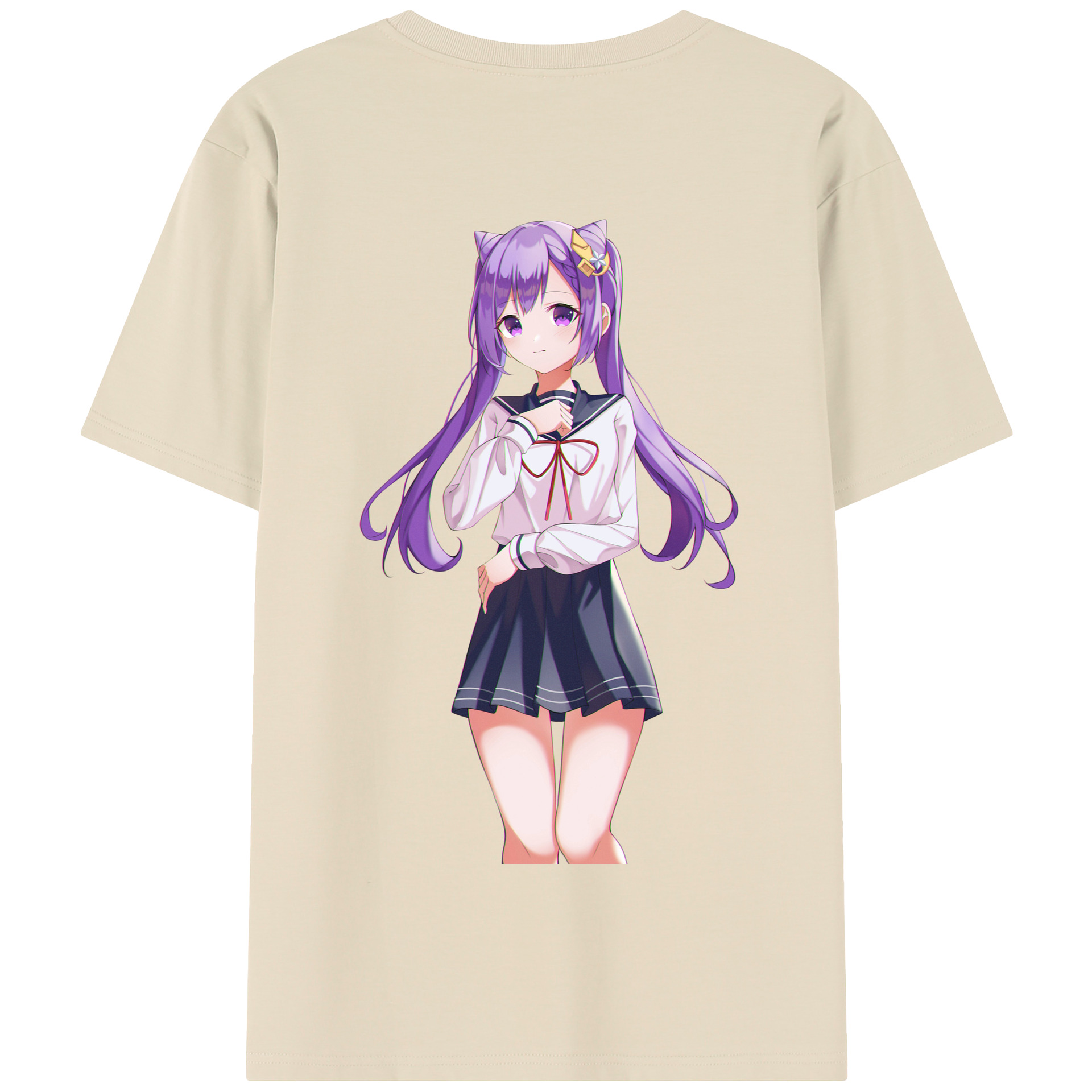 げんし神 刻晴 こくせい genshin Kokusei 綿100％半袖Tシャツ（背面プリント）