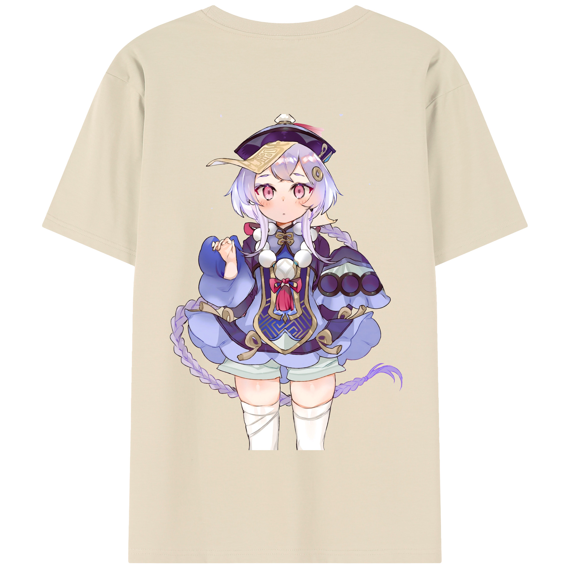 げんし神 七七 なな  genshin Nana 綿100％半袖Tシャツ（背面プリント）