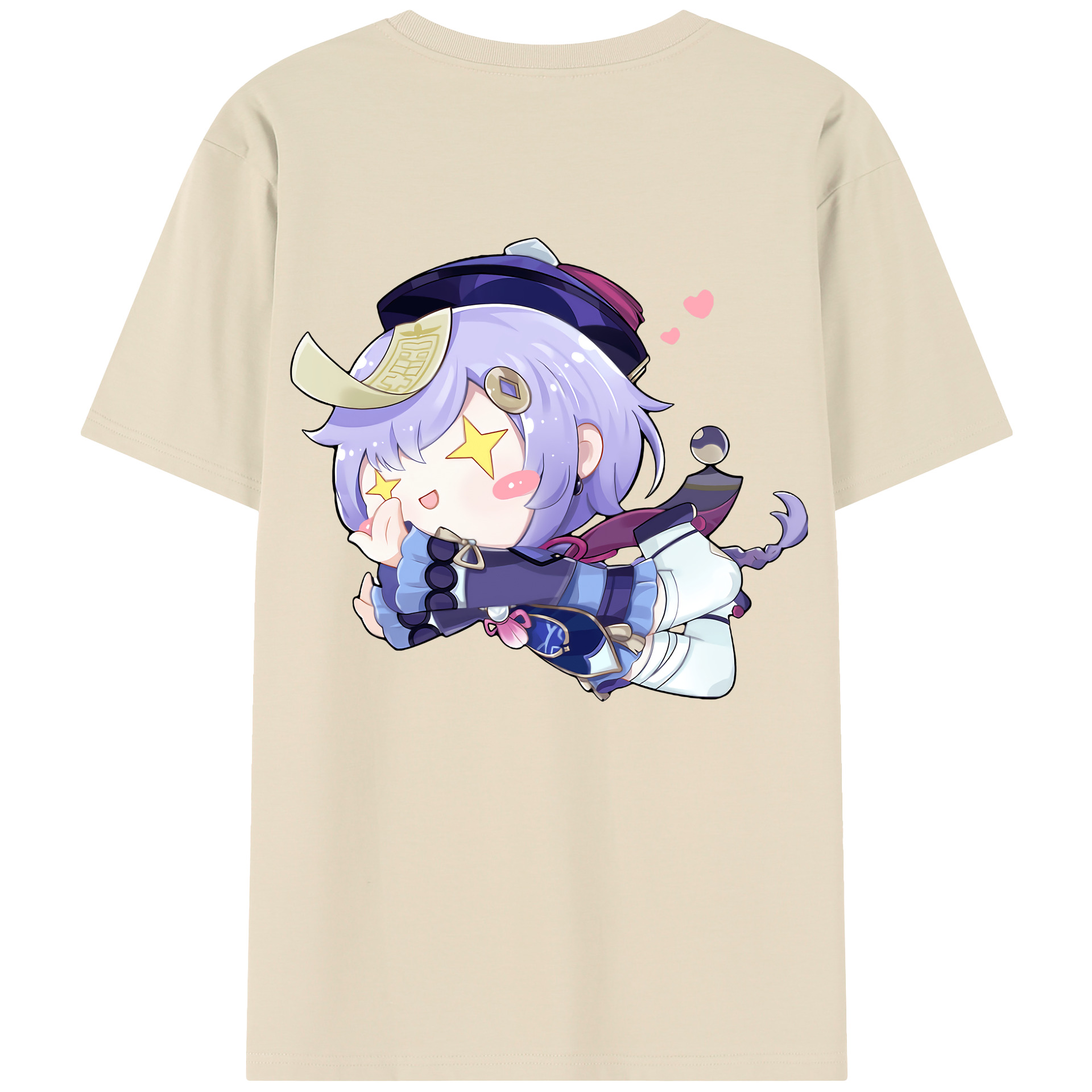 げんし神 七七 なな  genshin Nana 綿100％半袖Tシャツ（背面プリント）