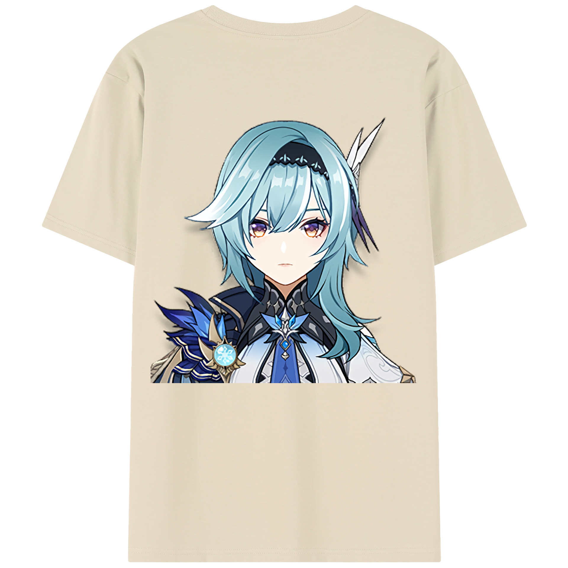 げんし神 优菈 ゆうら genshin Yūra 綿100％半袖Tシャツ（背面プリント）