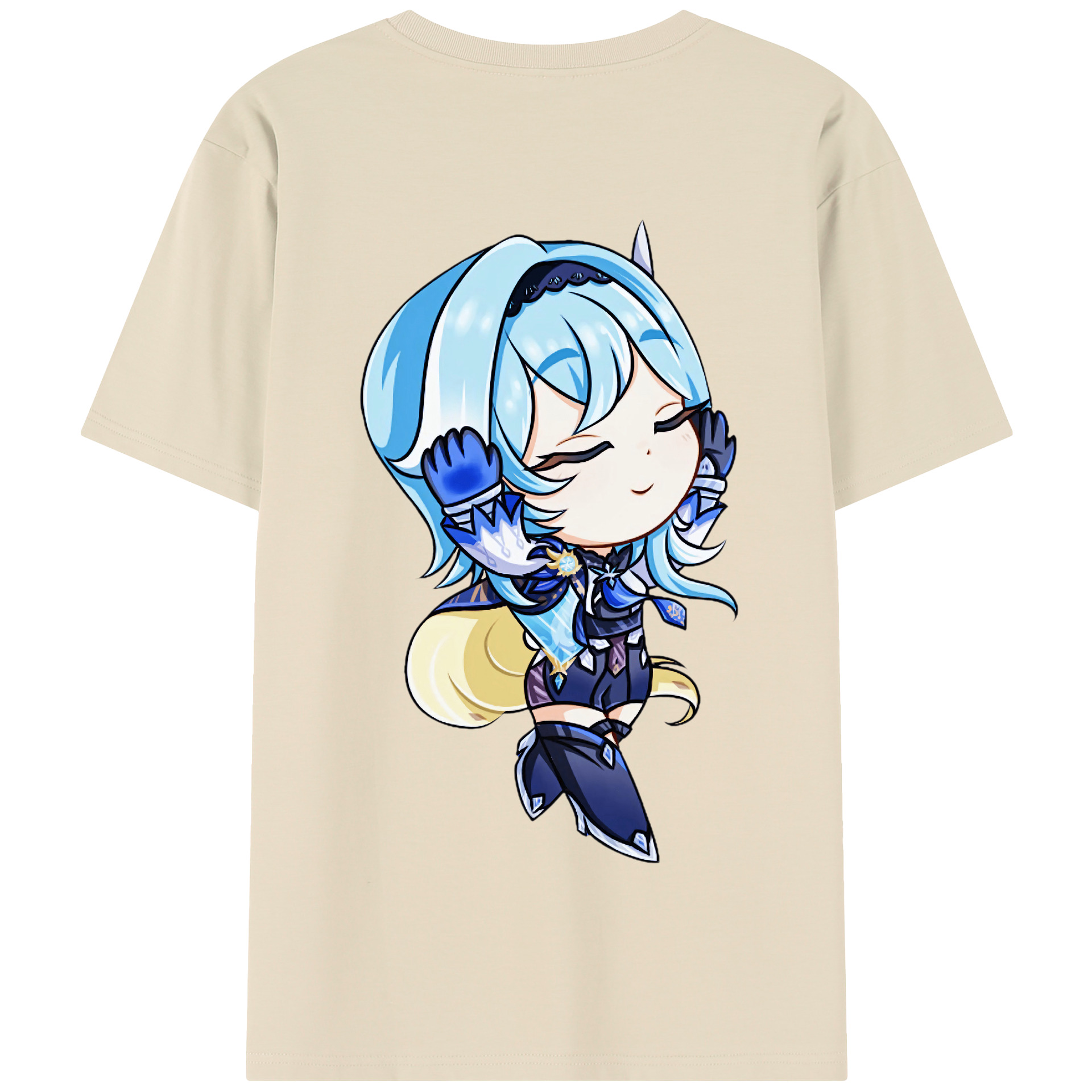 げんし神 优菈 ゆうら genshin Yūra 綿100％半袖Tシャツ（背面プリント）