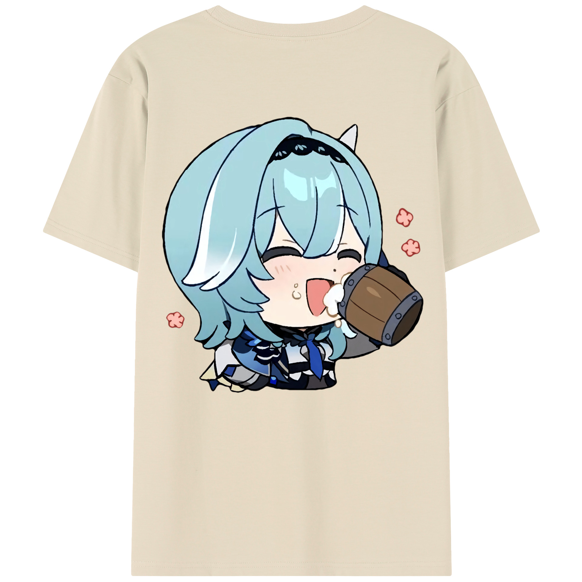 げんし神 优菈 ゆうら genshin Yūra 綿100％半袖Tシャツ（背面プリント）