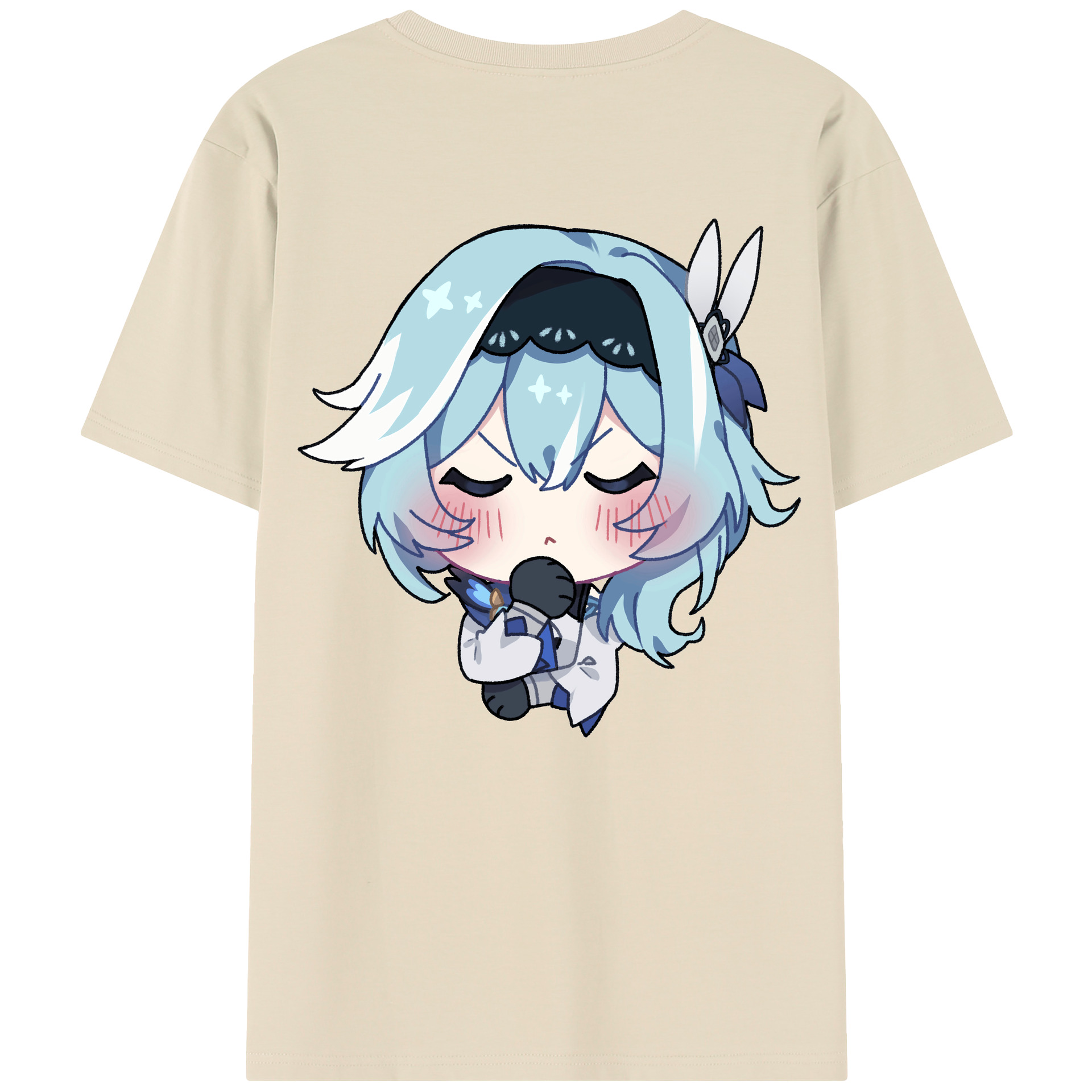 げんし神 优菈 ゆうら genshin Yūra 綿100％半袖Tシャツ（背面プリント）