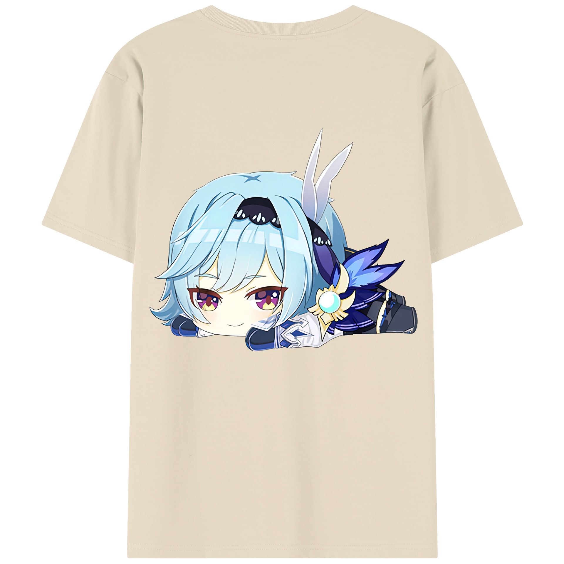 げんし神 优菈 ゆうら genshin Yūra 綿100％半袖Tシャツ（背面プリント）
