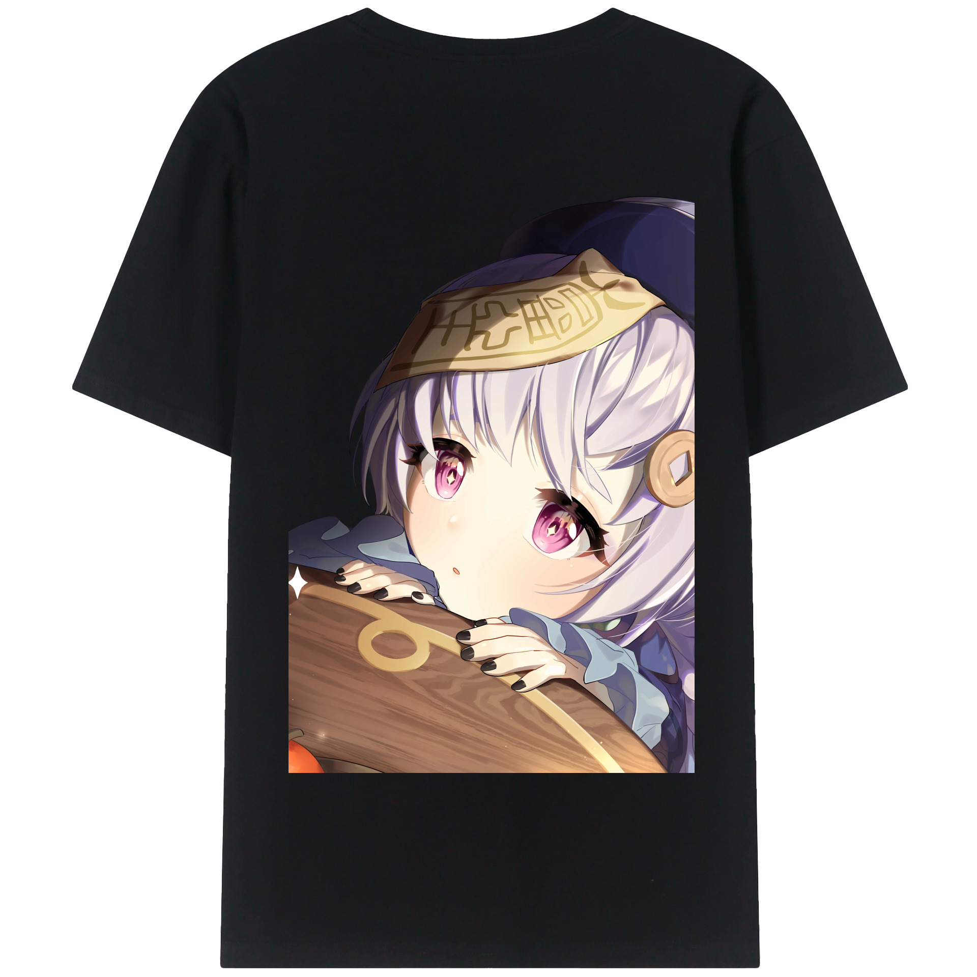 げんし神 七七 なな  genshin Nana 綿100％半袖Tシャツ（背面プリント）