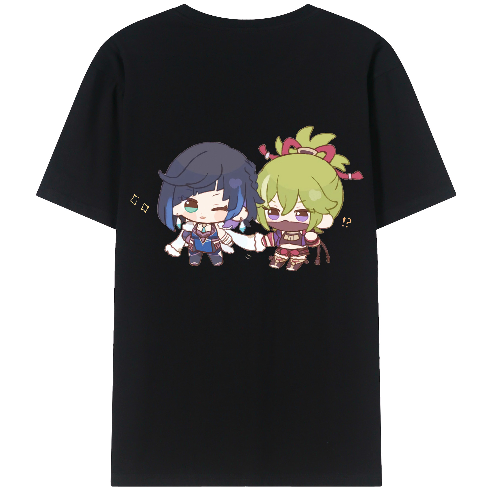 げんし神  久岐忍 くき しのぶ genshin Kuki Shinobu 綿100％半袖Tシャツ（背面プリント）