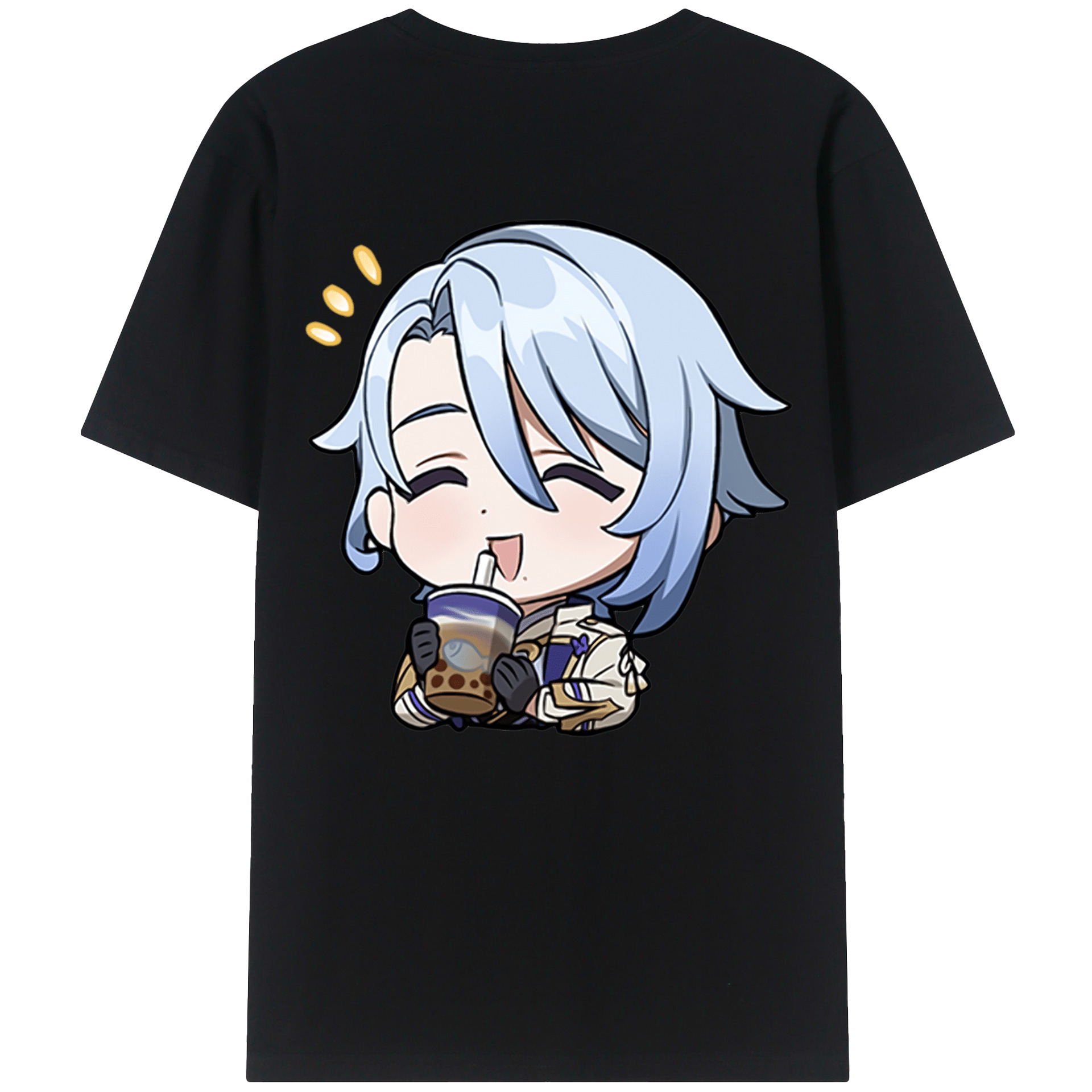 げんし神 神里綾人 かみさとあやと genshin Kamisato Ayato 綿100％半袖Tシャツ（背面プリント）