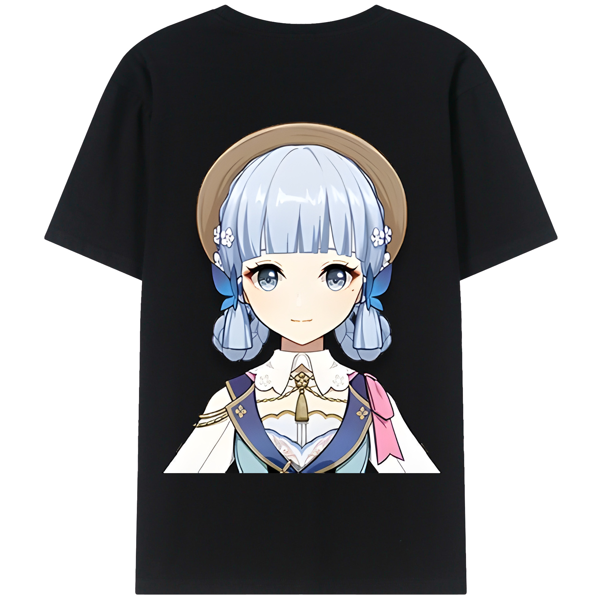 げんし神 神里綾華 神宮寺レン genshin Kamimiya Ren 綿100％半袖Tシャツ（背面プリント）