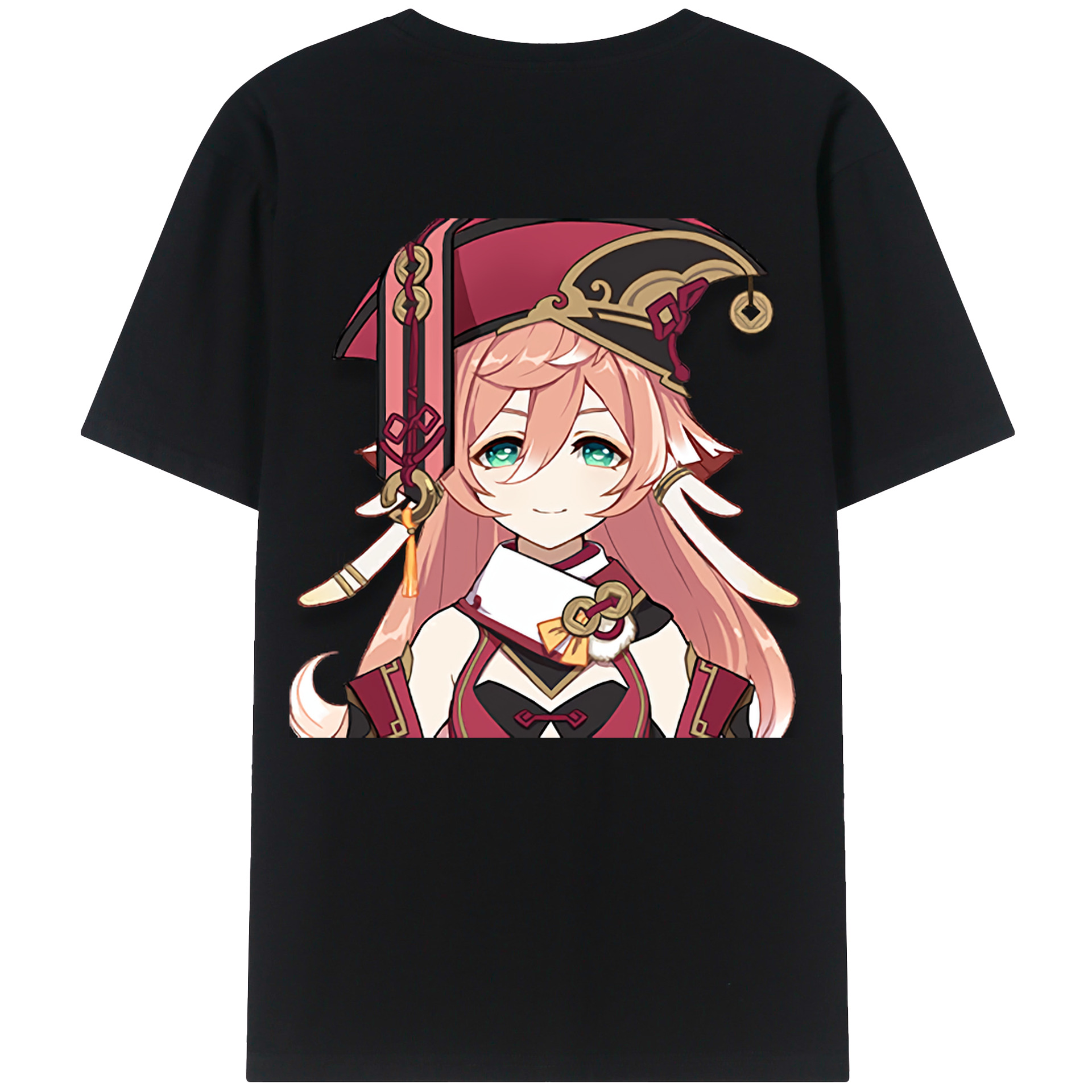げんし神 ヤンフェイ genshin Yanfei 綿100％半袖Tシャツ（背面プリント）