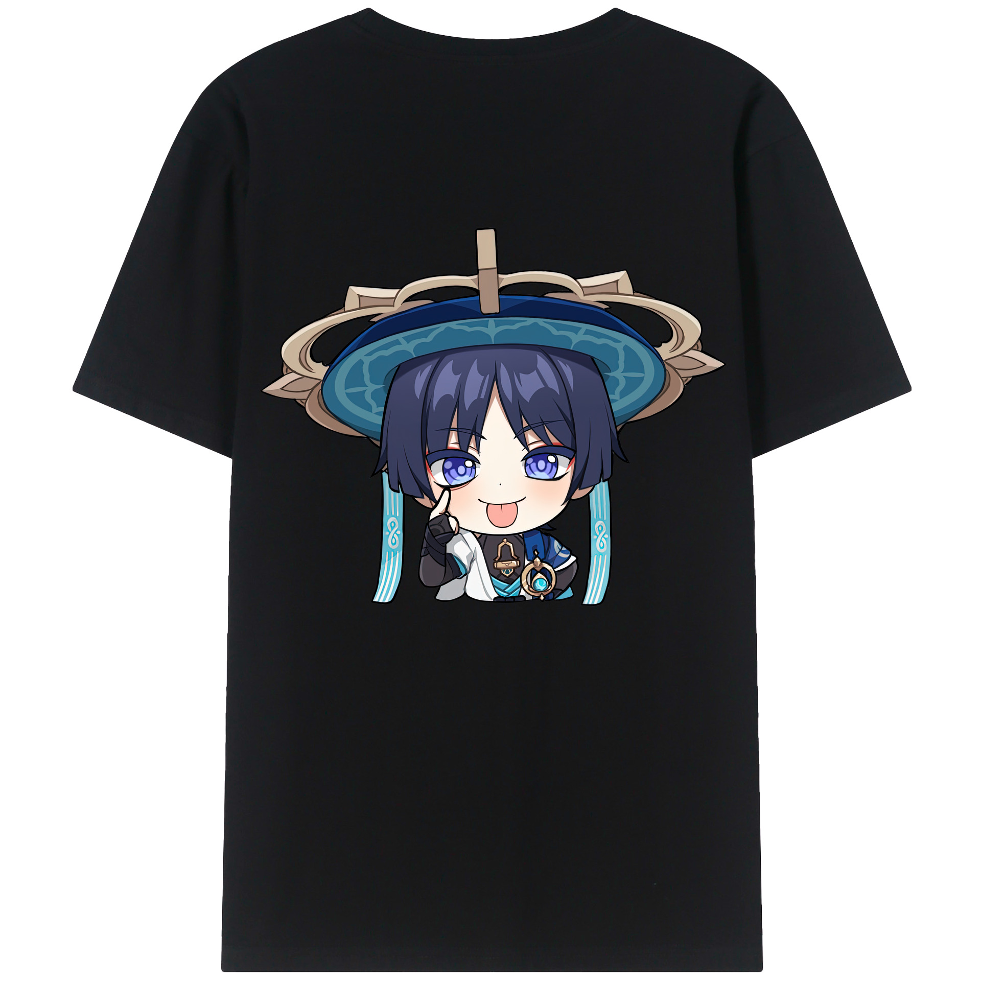 げんし神 さんペい genshin Sanpei 綿100％半袖Tシャツ（背面プリント）