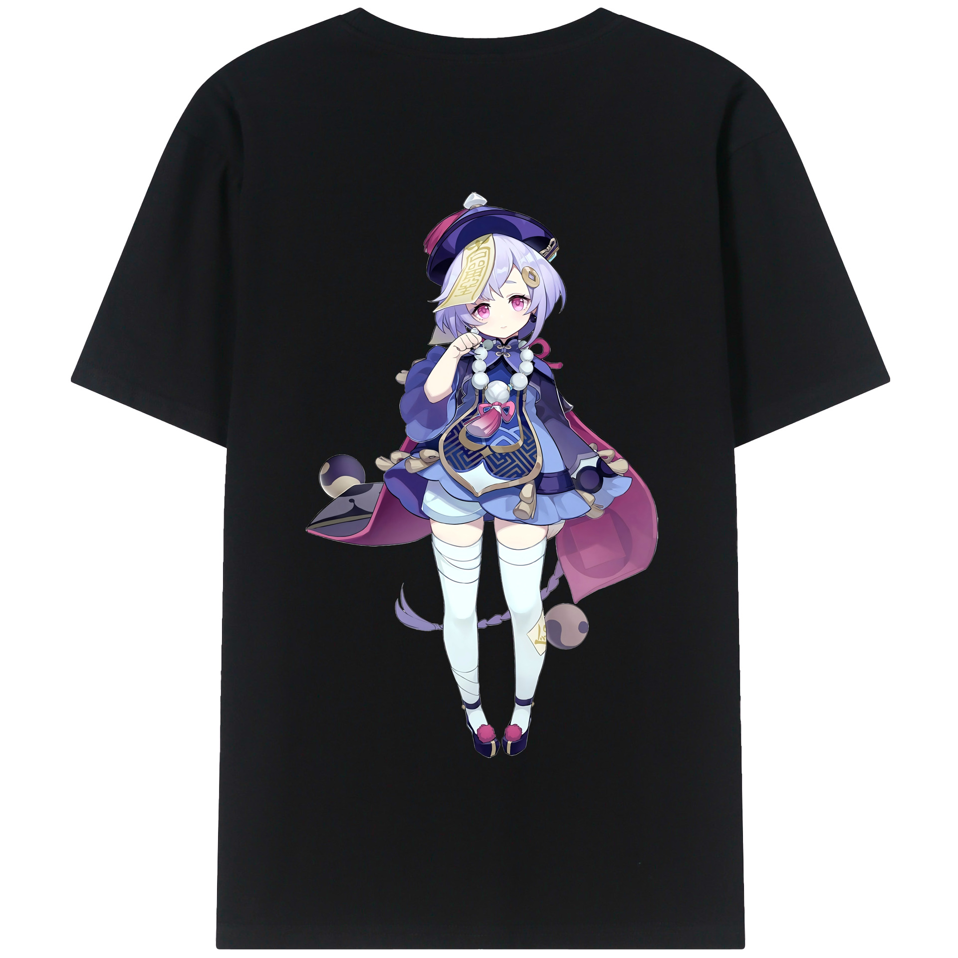 げんし神 七七 なな  genshin Nana 綿100％半袖Tシャツ（背面プリント）