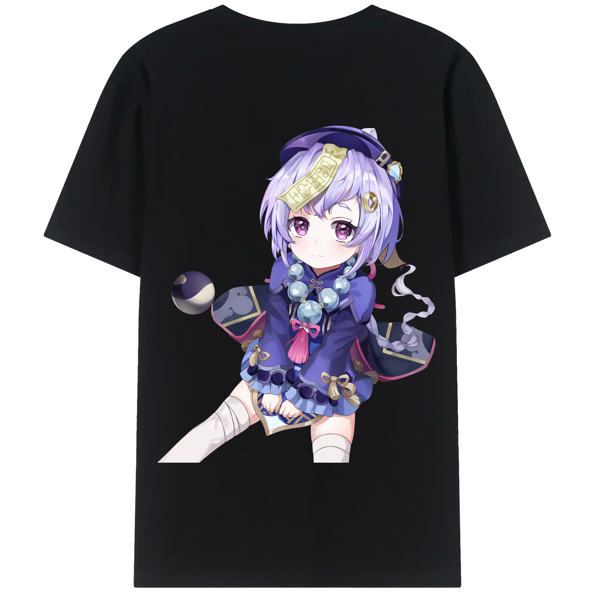 げんし神 七七 なな  genshin Nana 綿100％半袖Tシャツ（背面プリント）