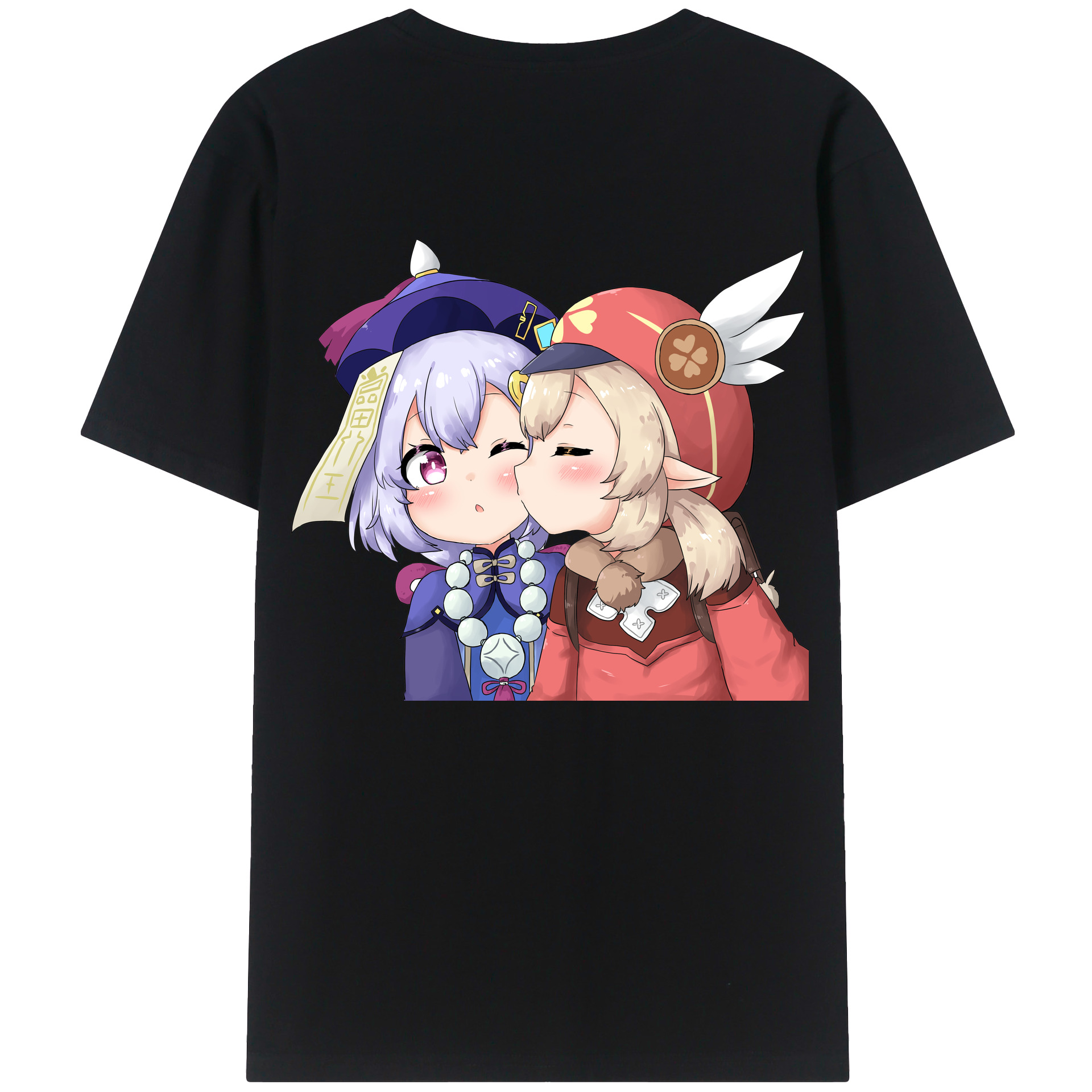 げんし神 七七 なな  genshin Nana 綿100％半袖Tシャツ（背面プリント）