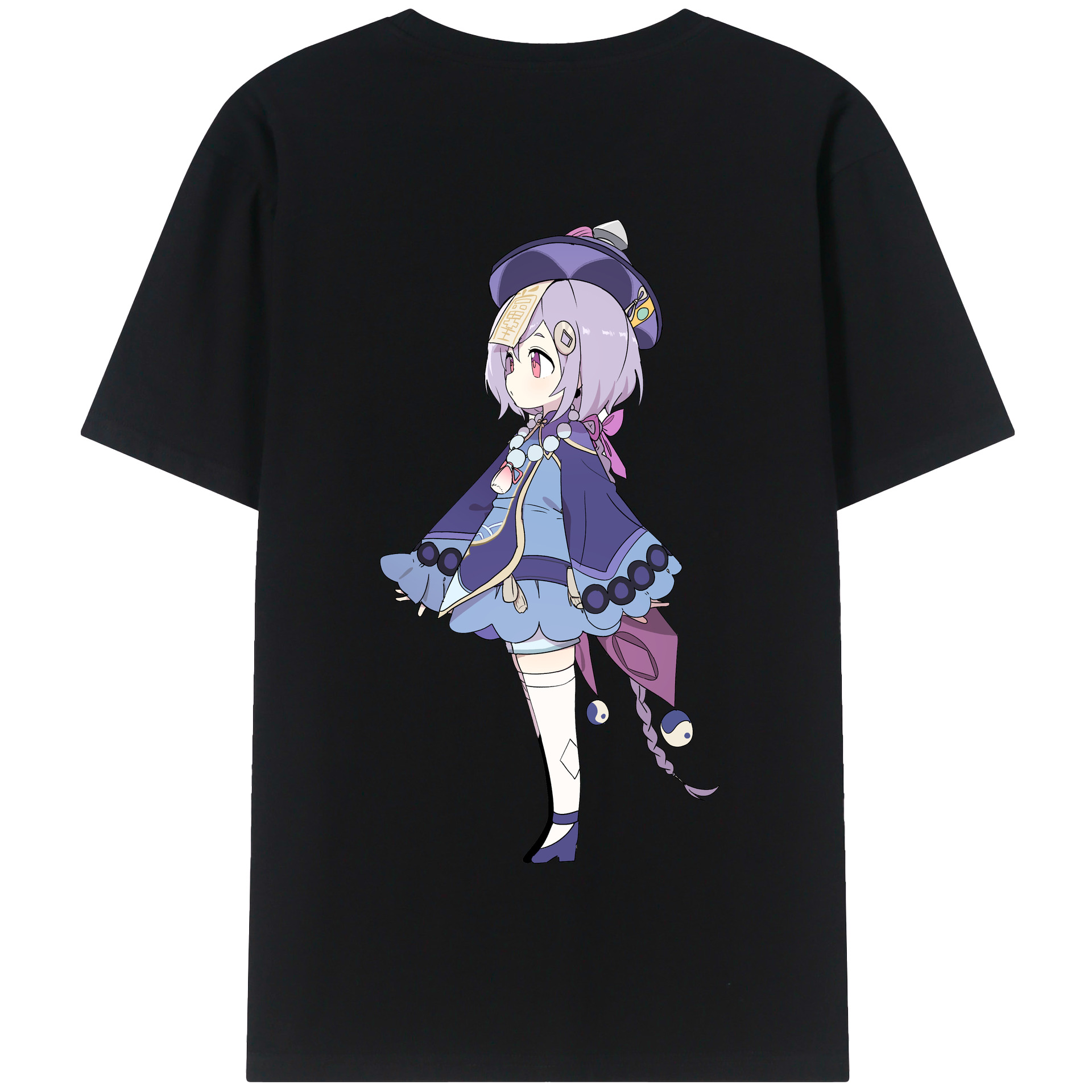 げんし神 七七 なな  genshin Nana 綿100％半袖Tシャツ（背面プリント）