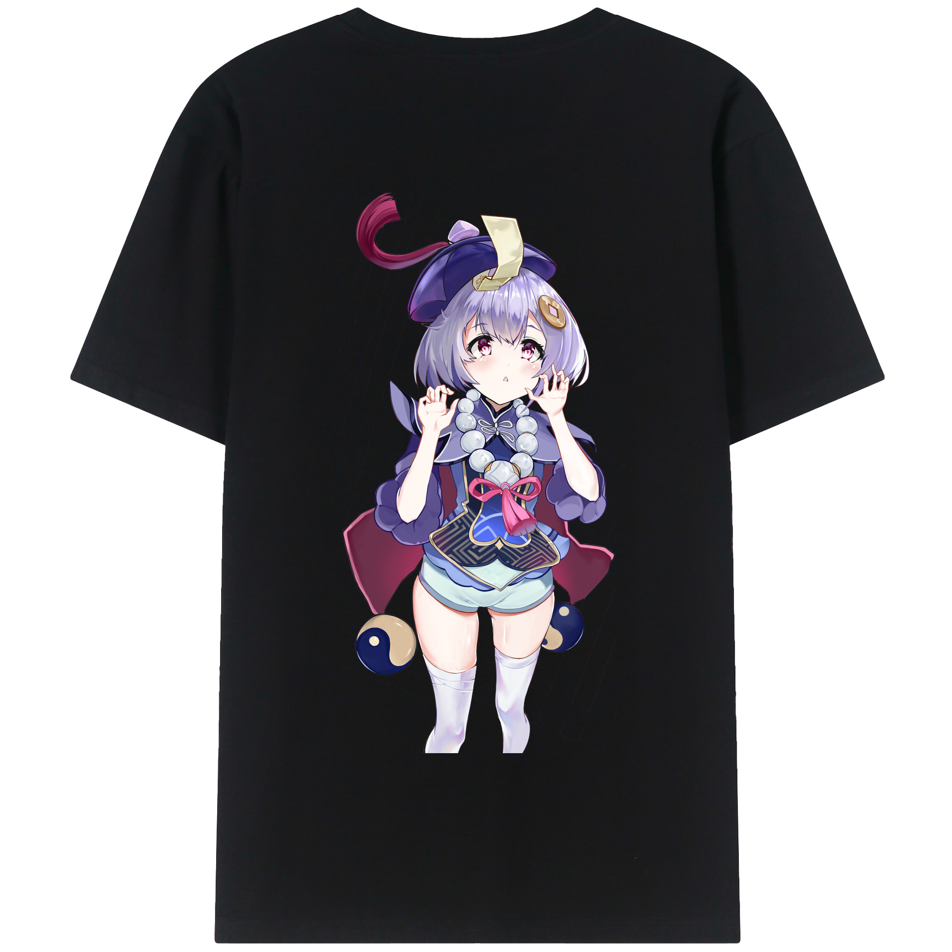 げんし神 七七 なな  genshin Nana 綿100％半袖Tシャツ（背面プリント）