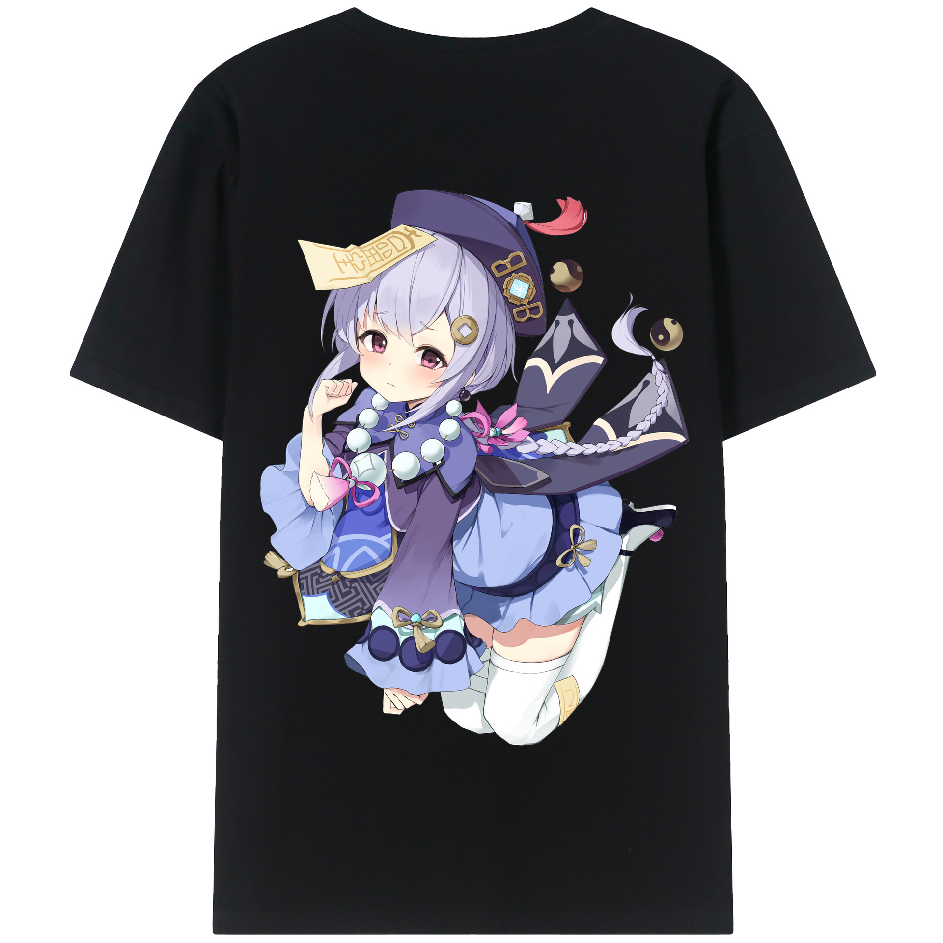 げんし神 七七 なな  genshin Nana 綿100％半袖Tシャツ（背面プリント）