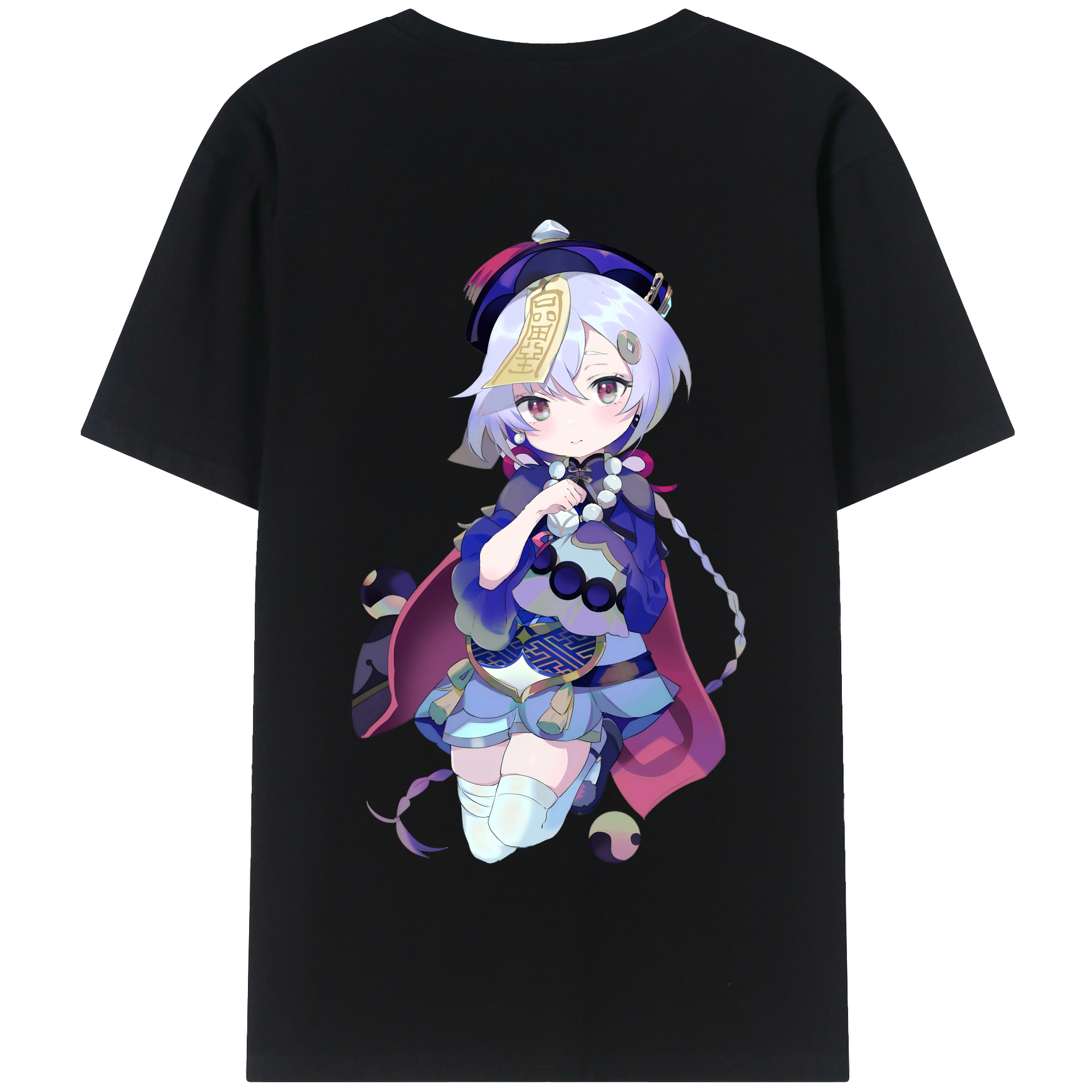 げんし神 七七 なな  genshin Nana 綿100％半袖Tシャツ（背面プリント）