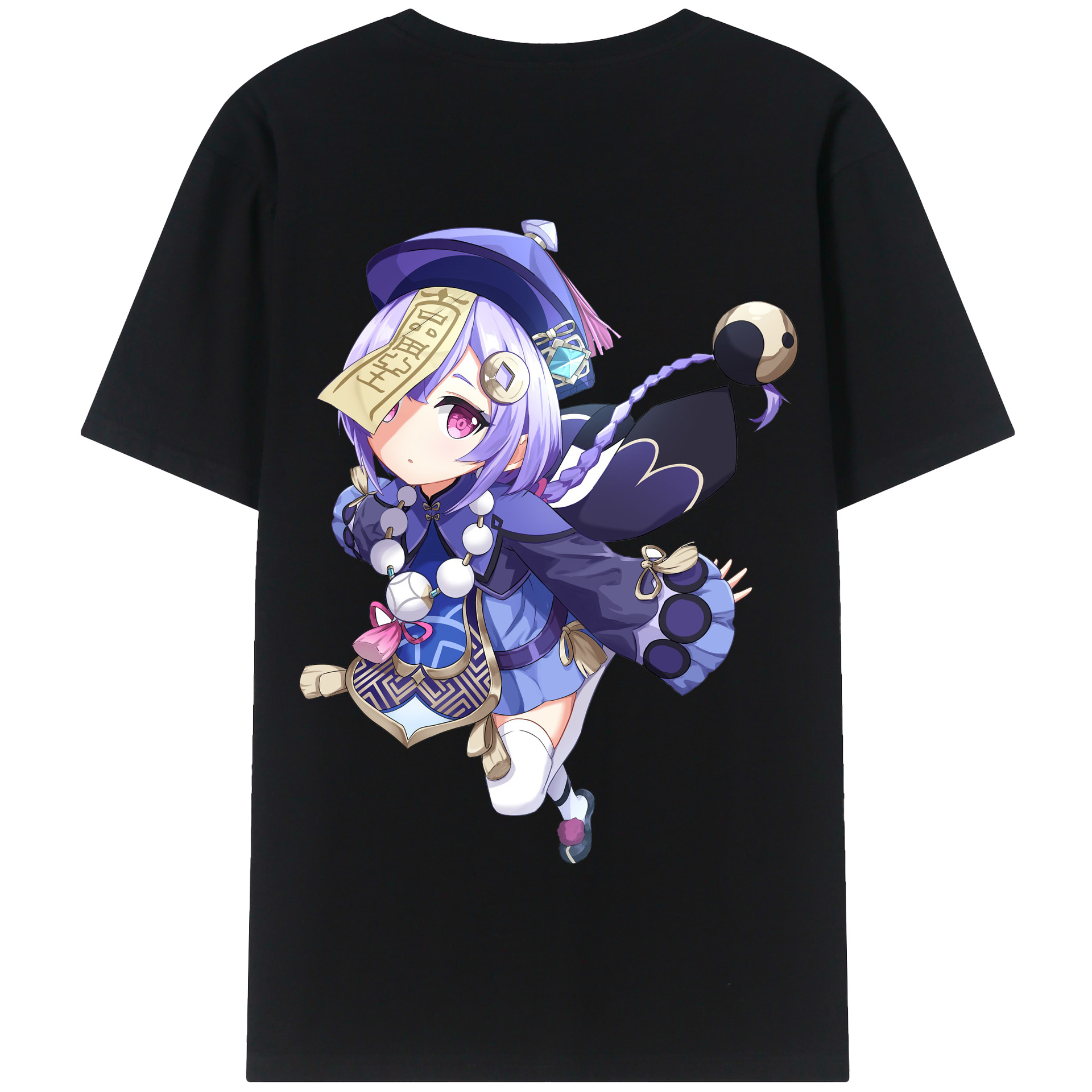 げんし神 七七 なな  genshin Nana 綿100％半袖Tシャツ（背面プリント）